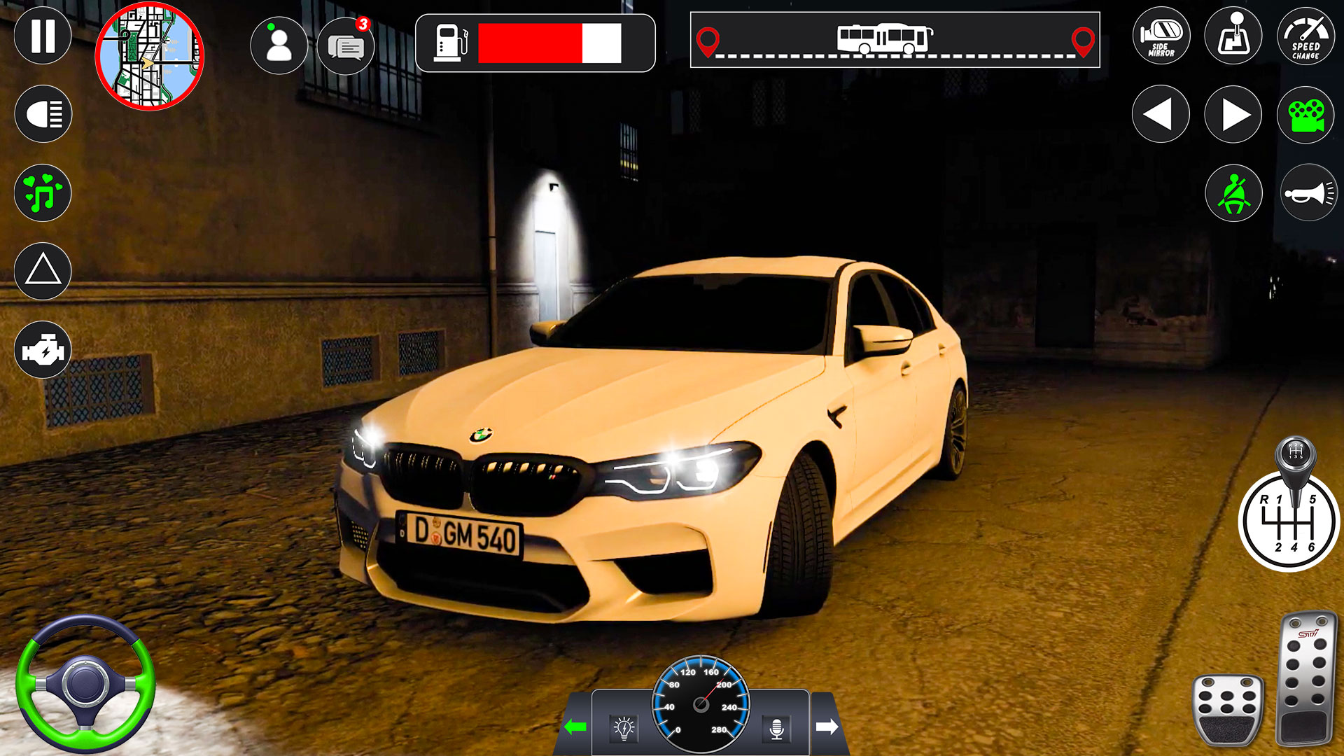 اسکرین شات 3 بازی Modern Car Driving 3D Games