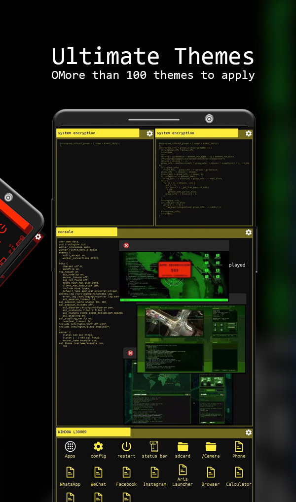 اسکرین شات 3 برنامه Hacker Launcher