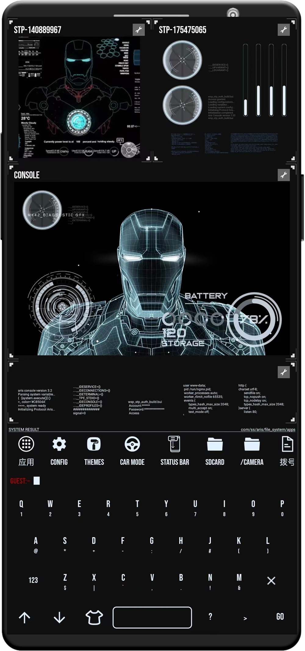 اسکرین شات 4 برنامه Jarvis Assistant Launcher