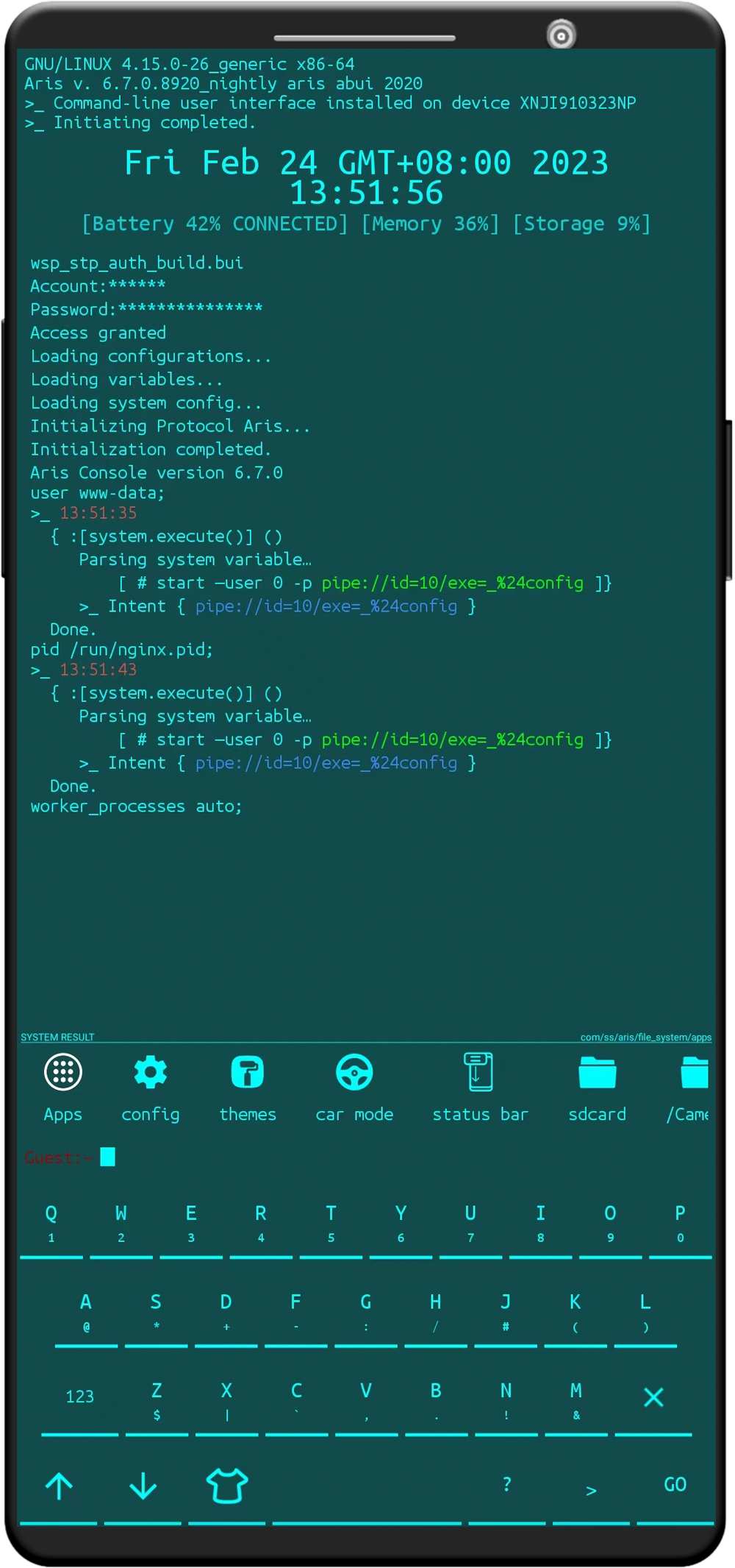 اسکرین شات 3 برنامه Termux Launcher