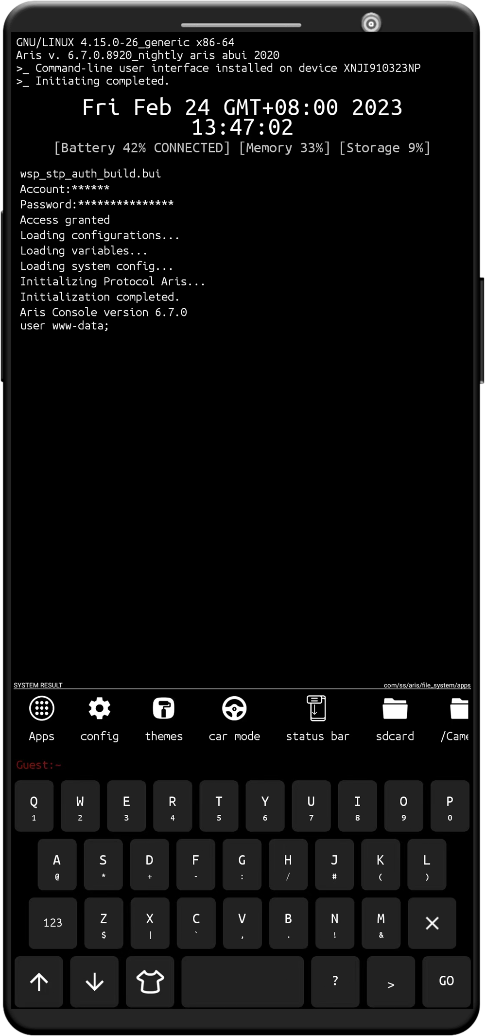 اسکرین شات 1 برنامه Termux Launcher