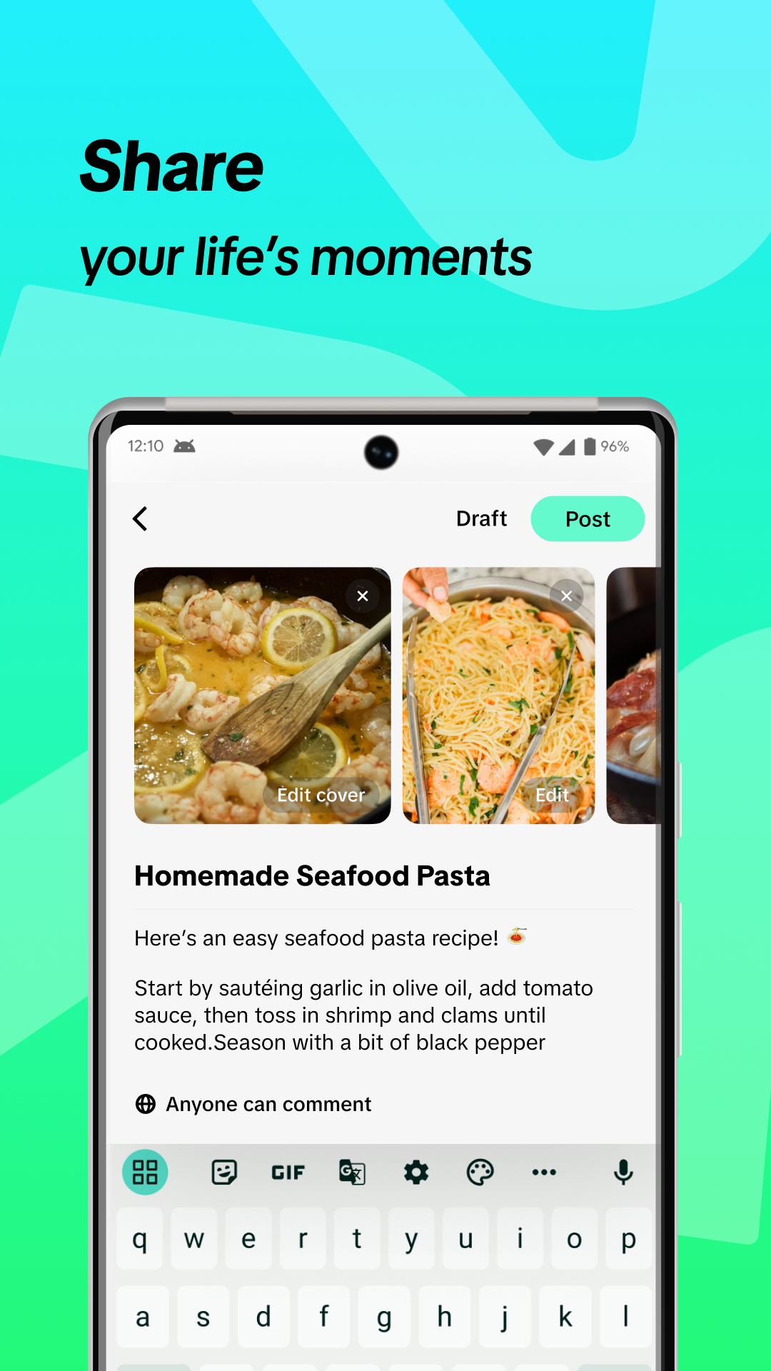 اسکرین شات 3 برنامه TikTok Notes