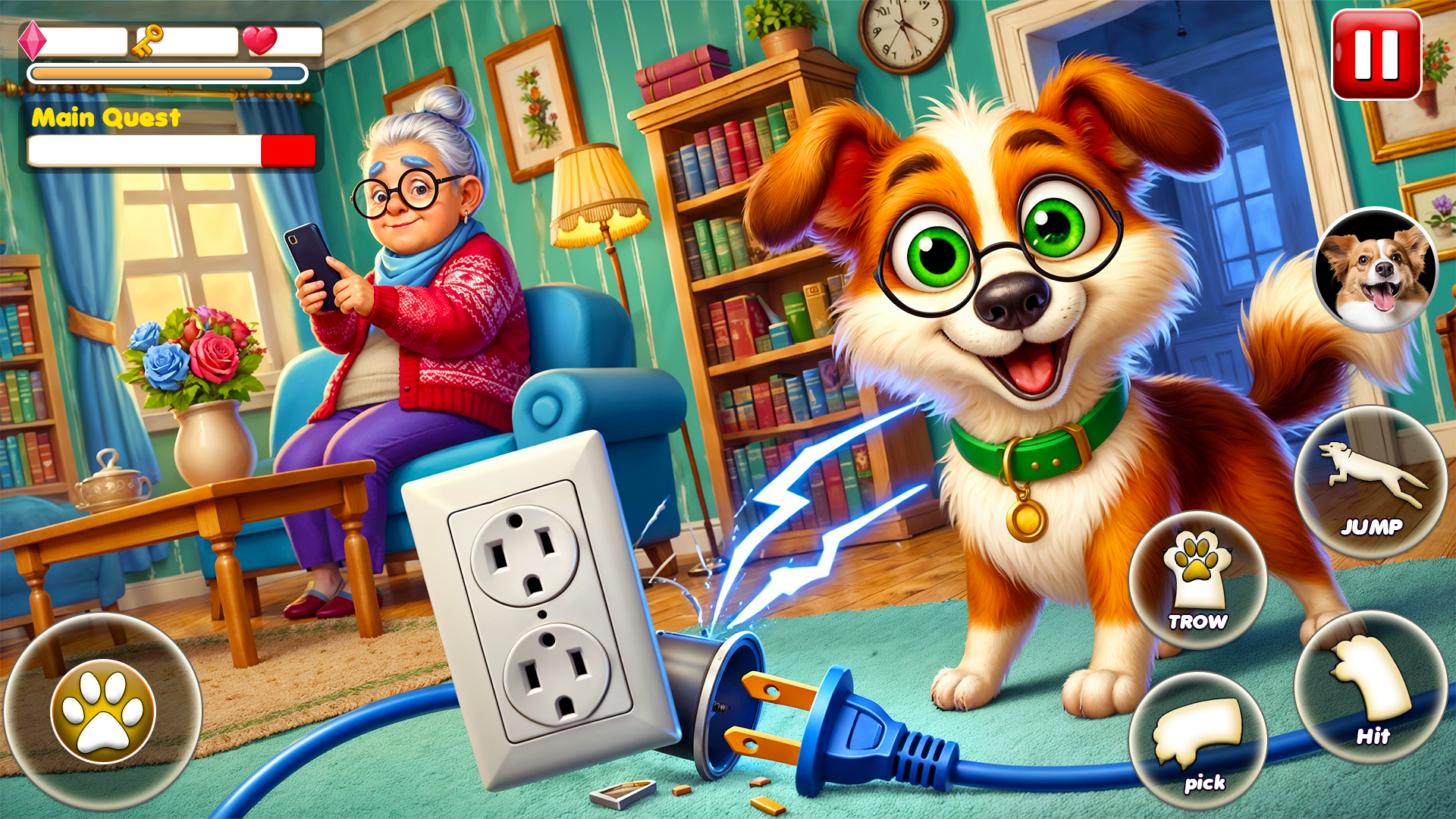 اسکرین شات 4 بازی Bad Cat Simulator: Angry Gran