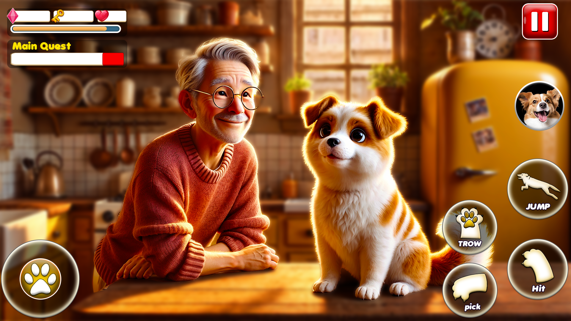 اسکرین شات 5 بازی Bad Cat vs Angry Granny: Prank