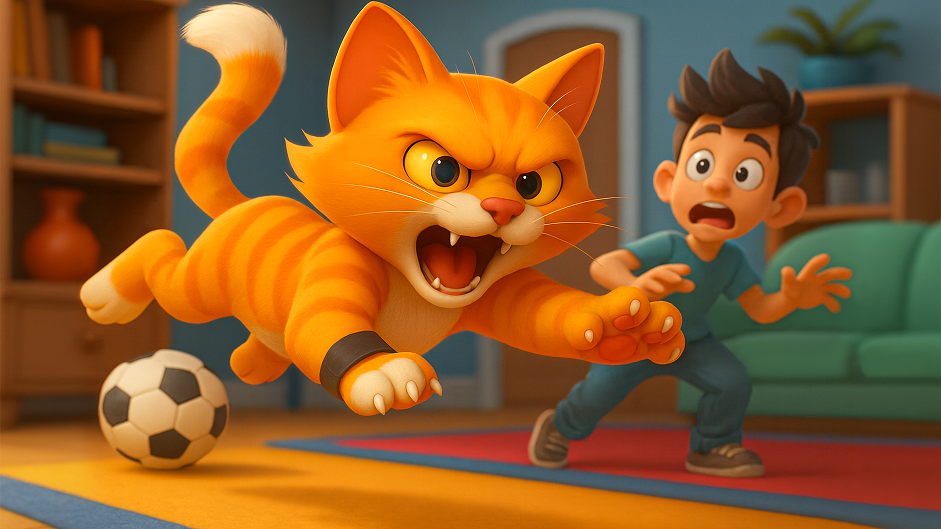 اسکرین شات 6 بازی Angry Granny Prank vs Bad Cat