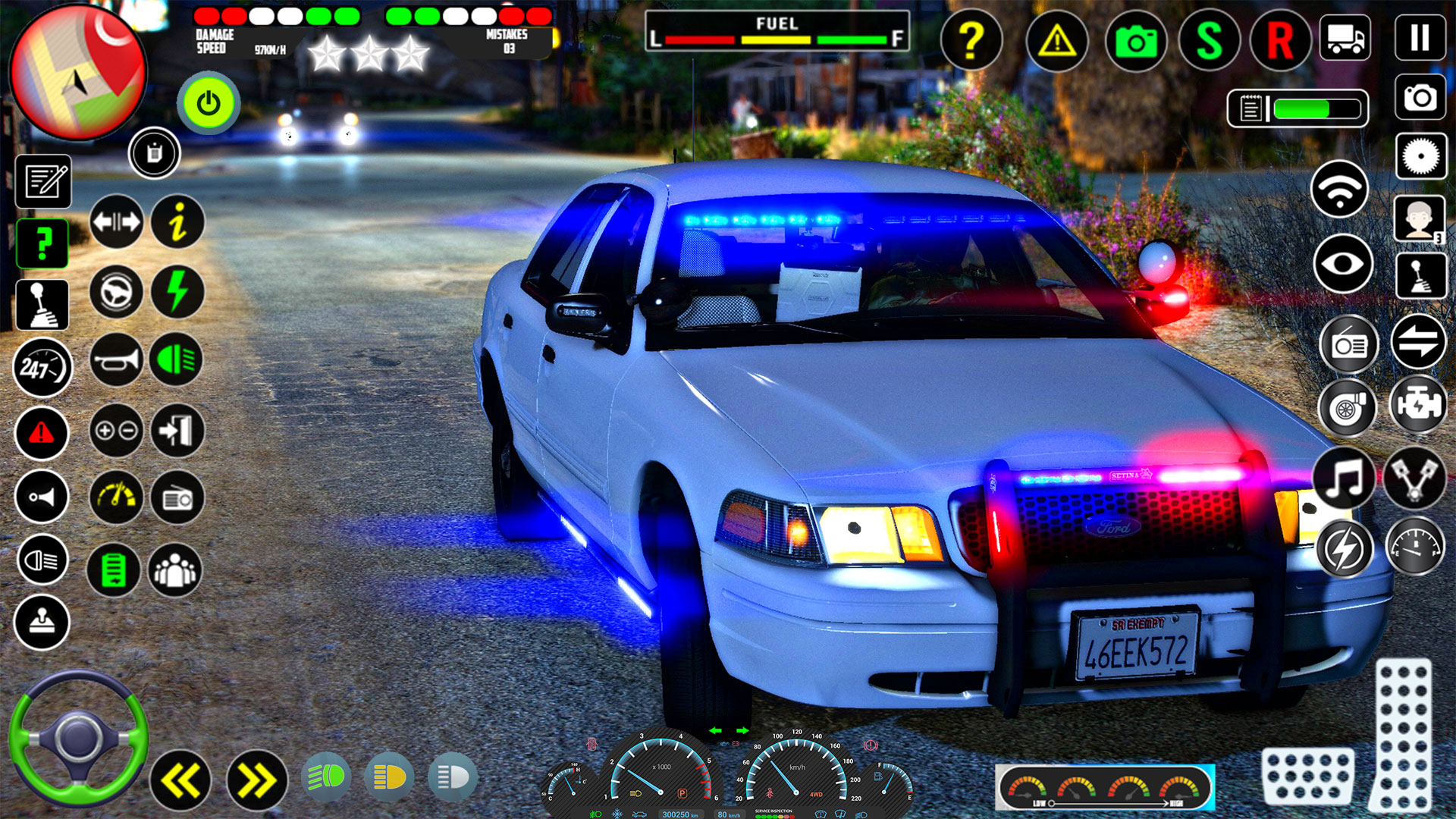 اسکرین شات 5 بازی US Police Car Driving Games 3D