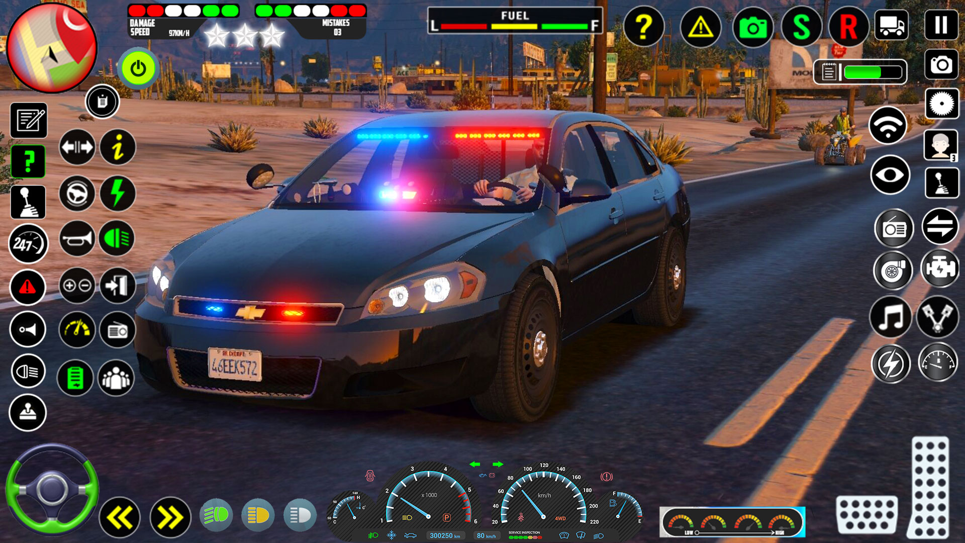 اسکرین شات 1 بازی US Police Car Driving Games 3D