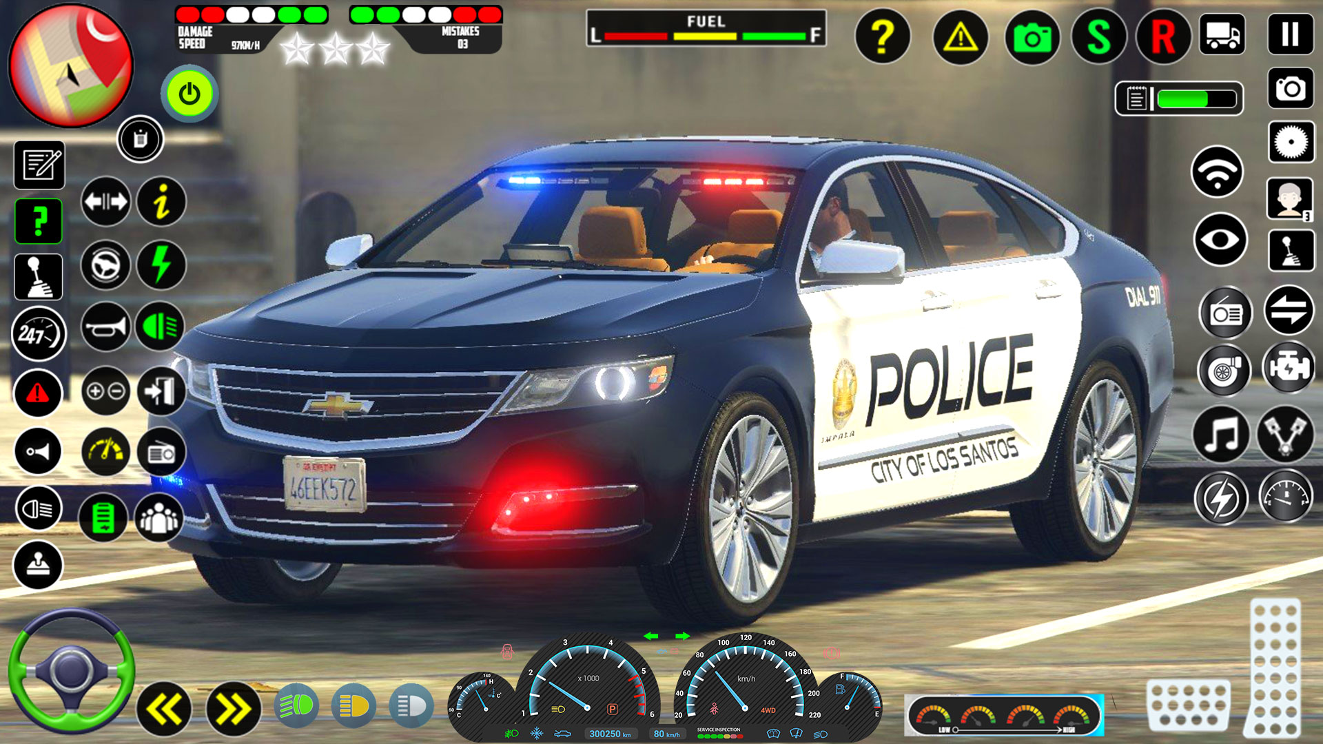 اسکرین شات 6 بازی US Police Car Driving Games 3D