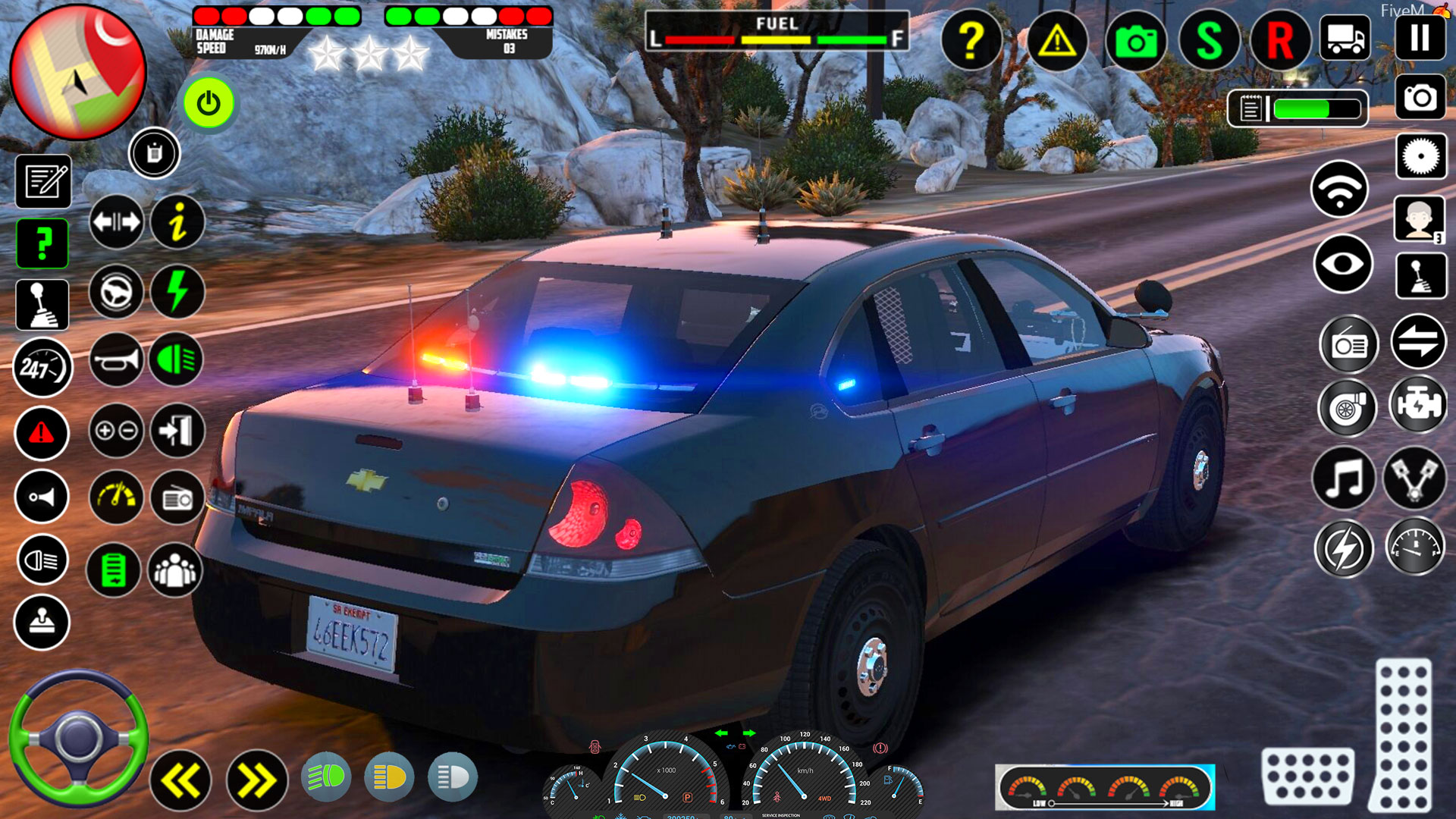 اسکرین شات 4 بازی US Police Car Driving Games 3D