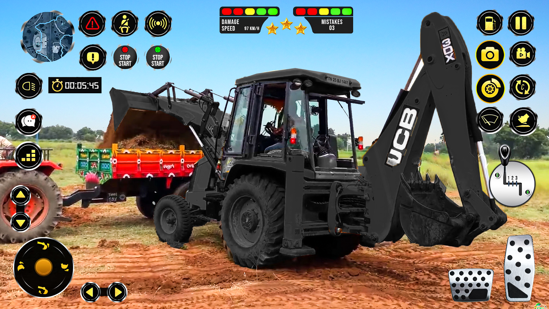اسکرین شات 1 بازی City Construction 3D- JCB Game