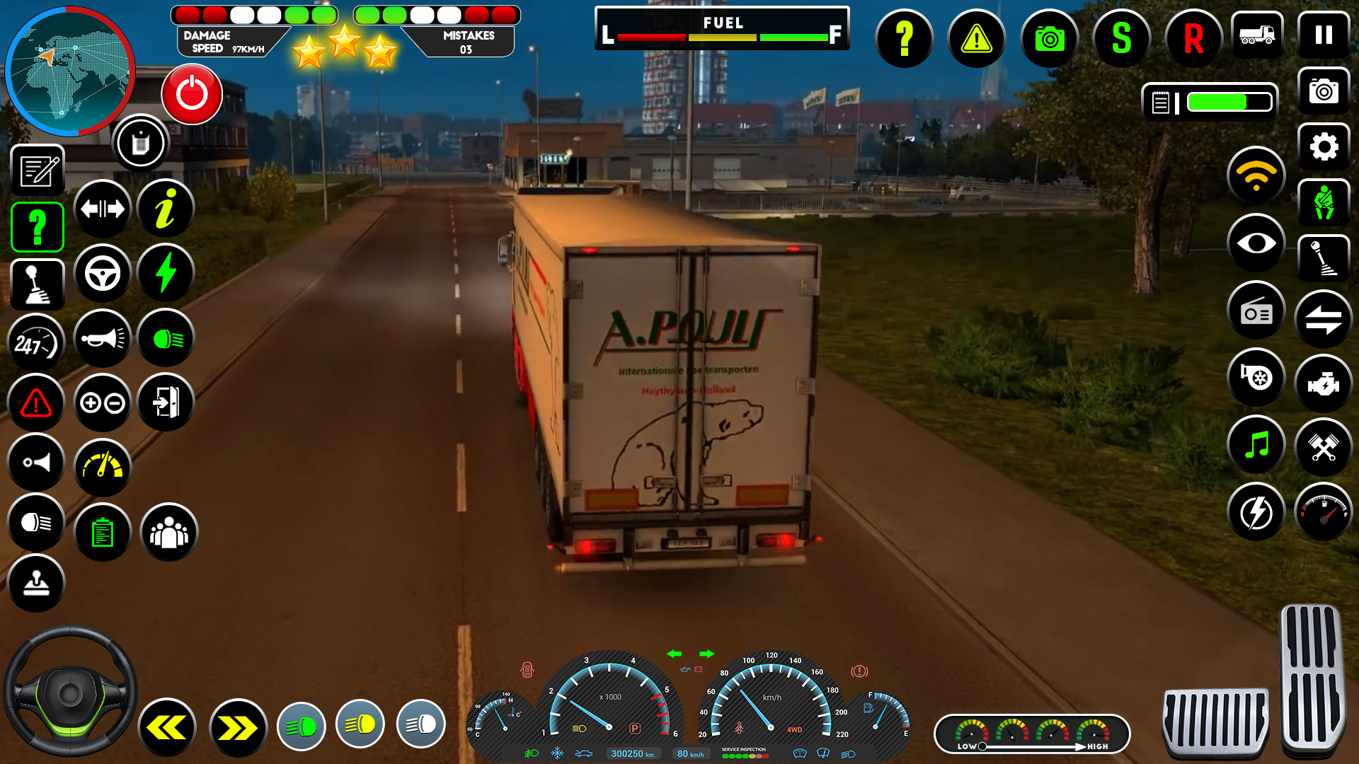 اسکرین شات 5 بازی Euro Truck Driving Games