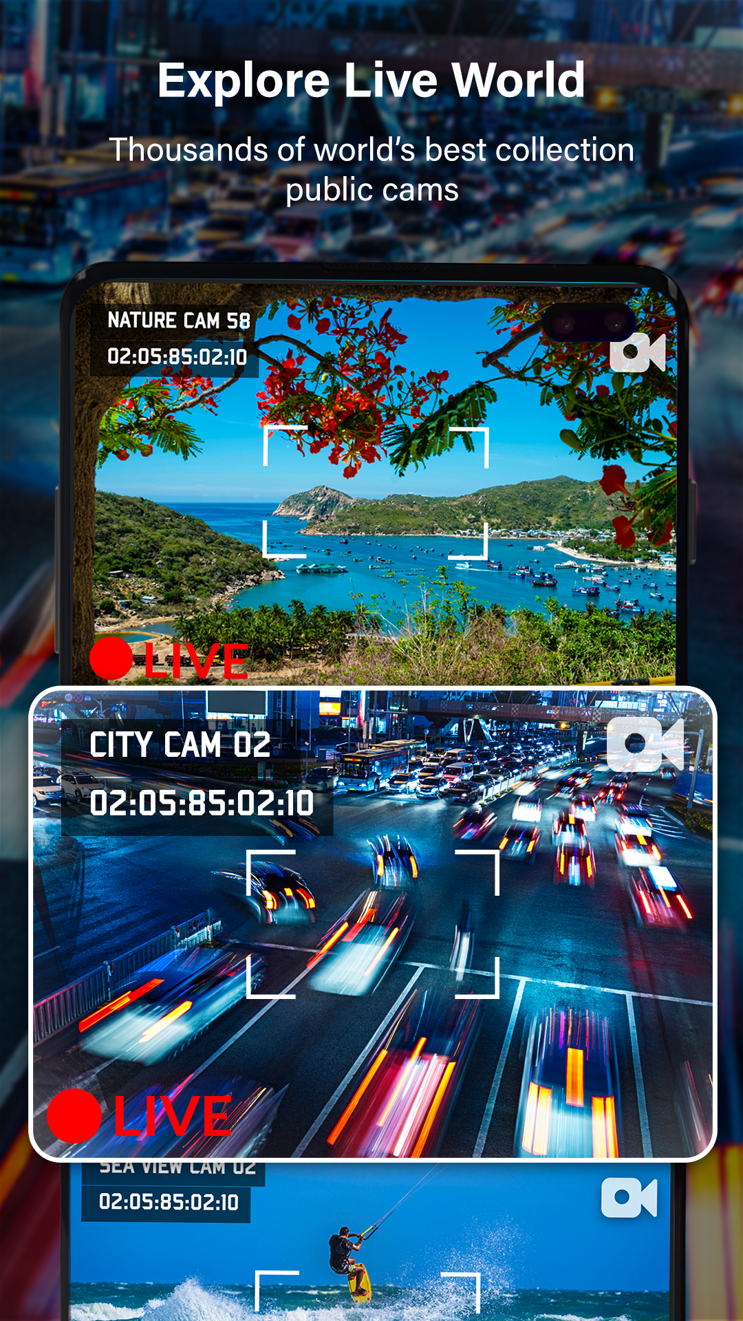 اسکرین شات 2 برنامه Live Earth Cam Street View