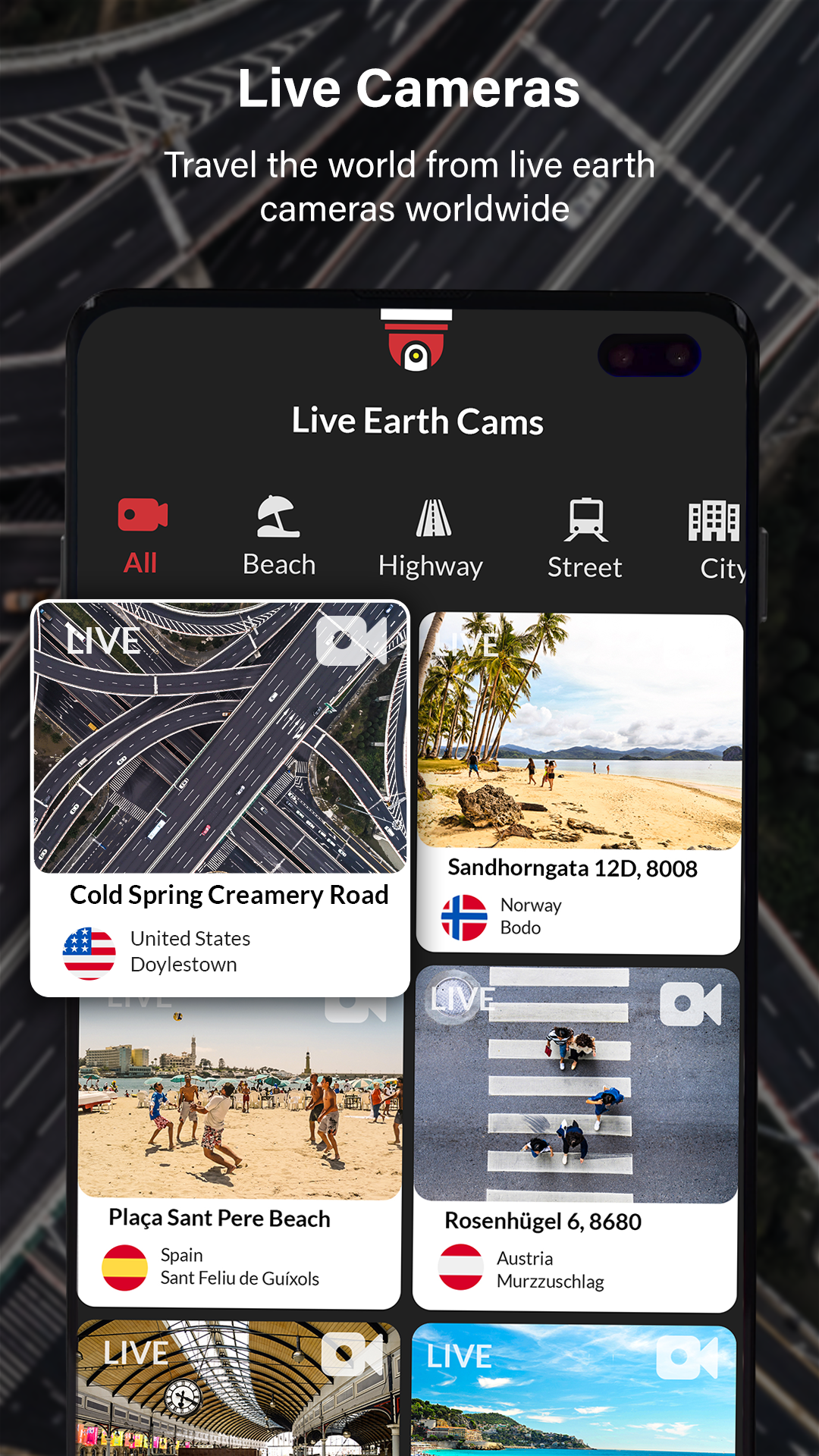اسکرین شات 4 برنامه Live Earth Cam Street View