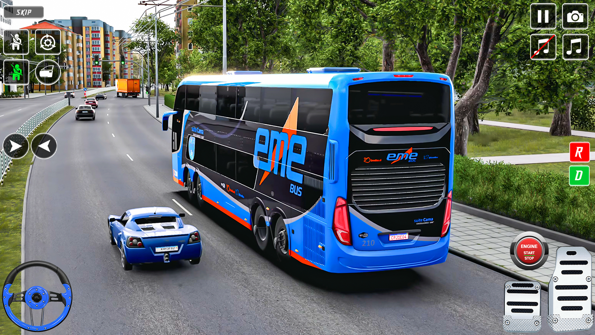 اسکرین شات 6 بازی Bus Driving Games 3D: Bus Game