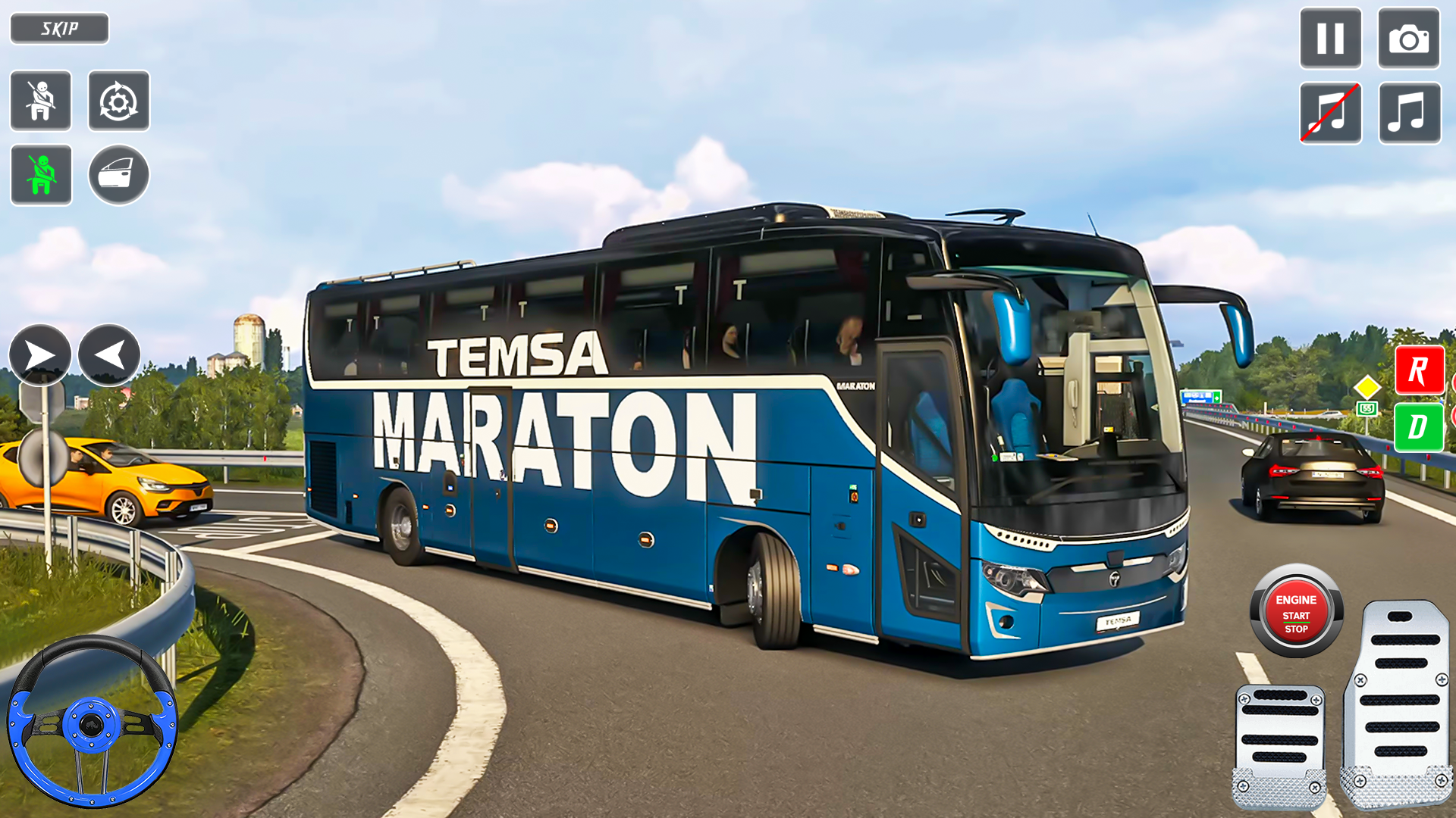اسکرین شات 1 بازی Bus Driving Games 3D: Bus Game