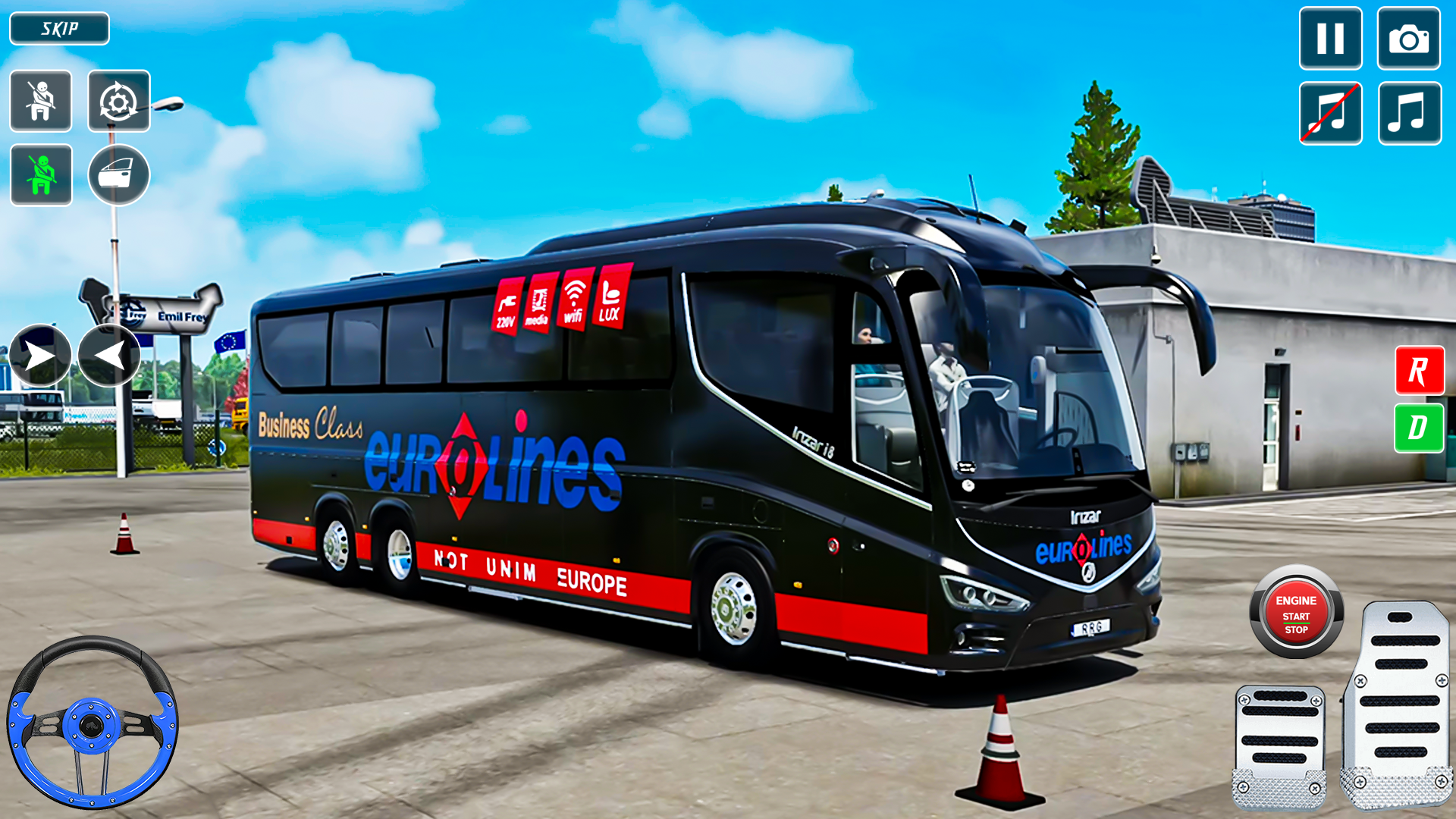اسکرین شات 4 بازی Bus Driving Games 3D: Bus Game