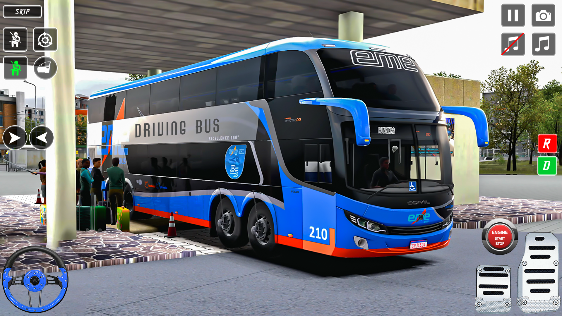 اسکرین شات 4 بازی Bus Driving Games 3D: Bus Game