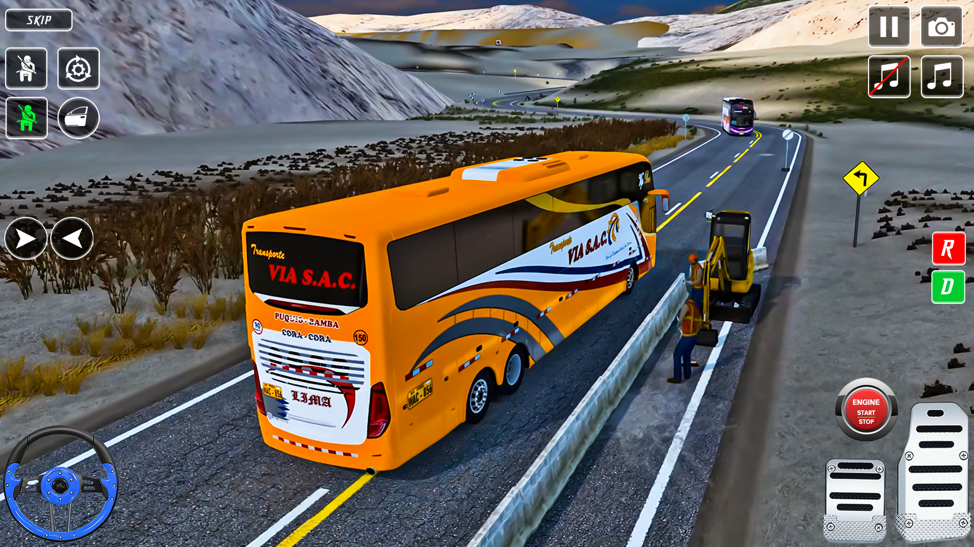 اسکرین شات 5 بازی Bus Driving Games 3D: Bus Game