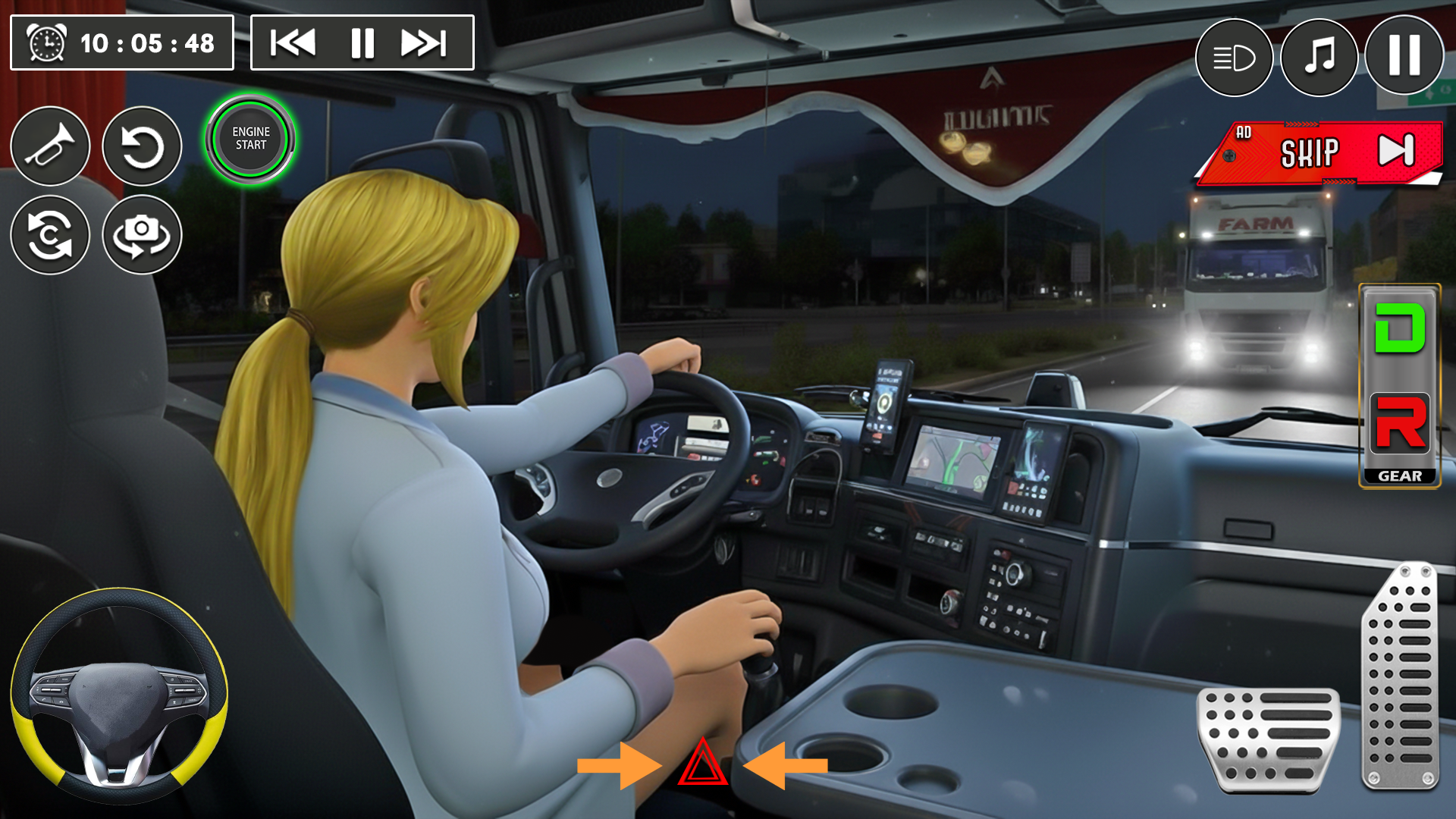 اسکرین شات 4 بازی Heavy City Truck trailer Game