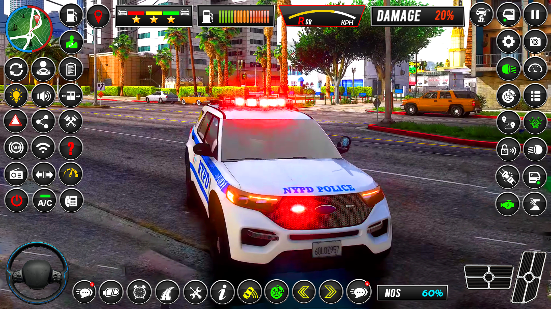 اسکرین شات 5 بازی US Police Car Parking Games 3D