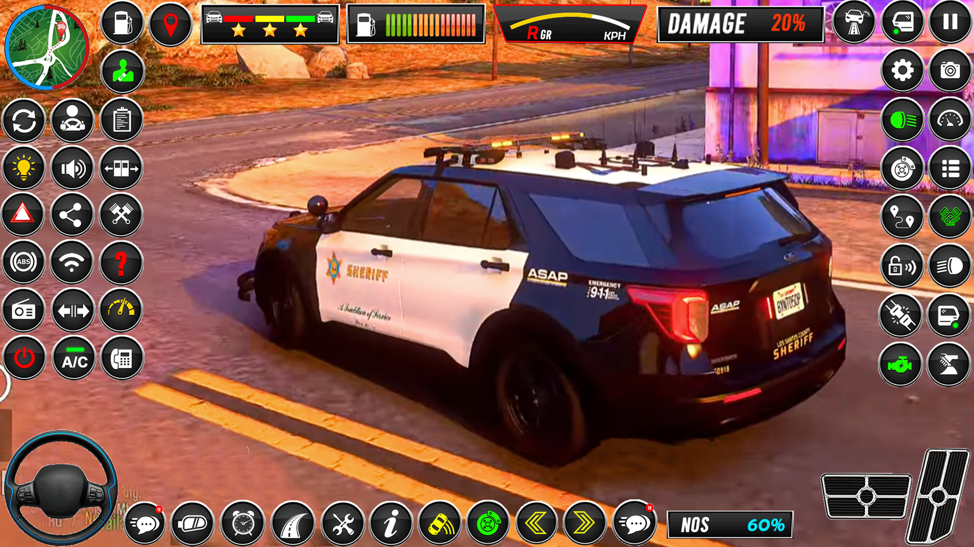 اسکرین شات 8 بازی US Police Car Parking Games 3D