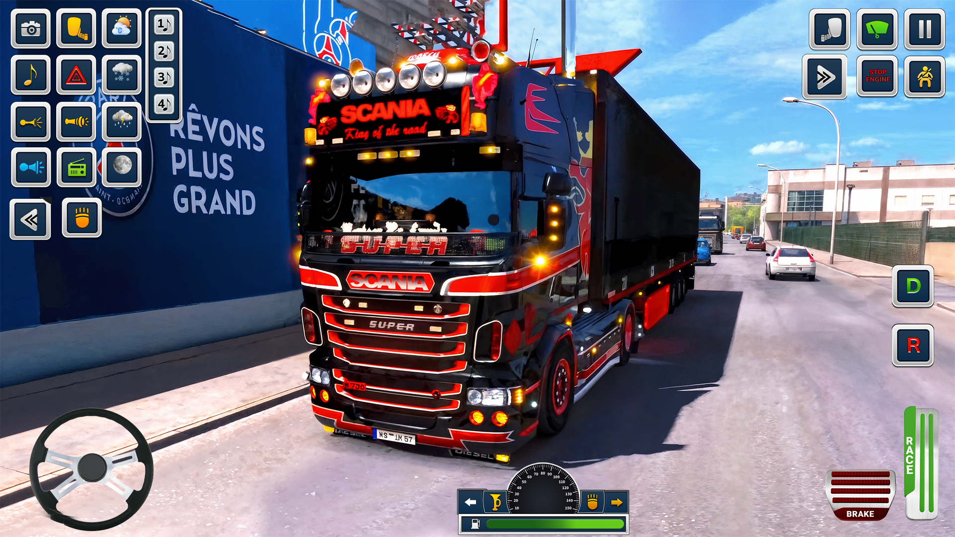 اسکرین شات 4 بازی City Truck Driving Game Sim 3D