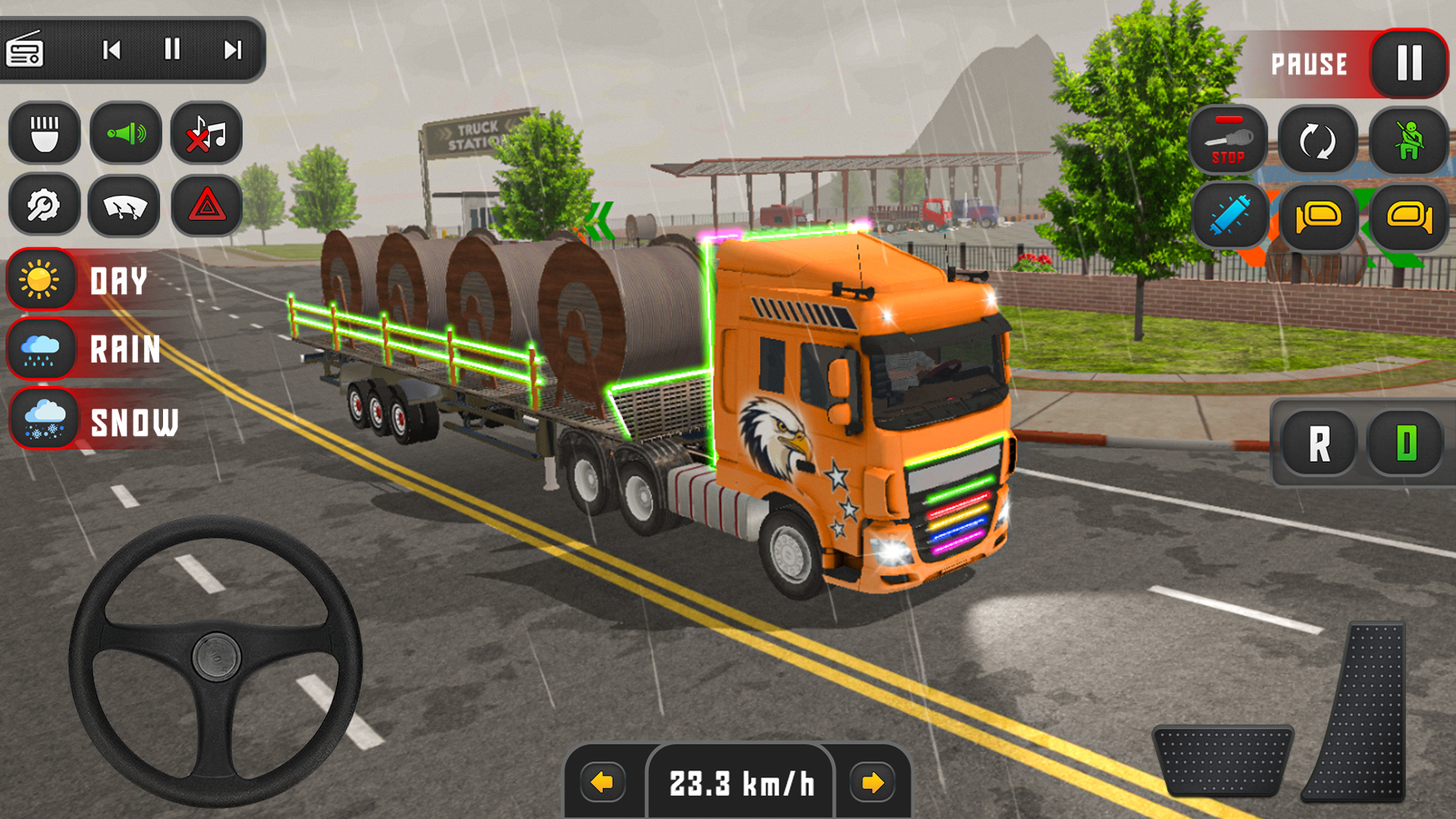 اسکرین شات 7 بازی City Truck Driving Game Sim 3D
