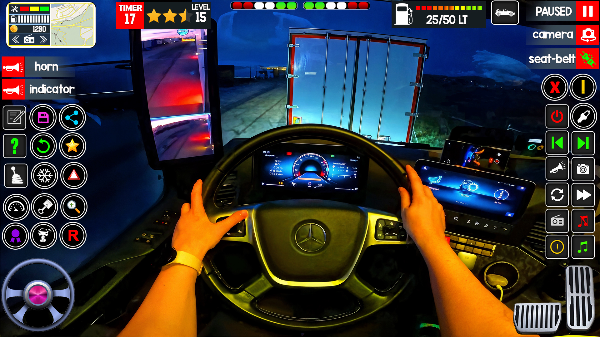 اسکرین شات 3 بازی City Truck Driving Game Sim 3D