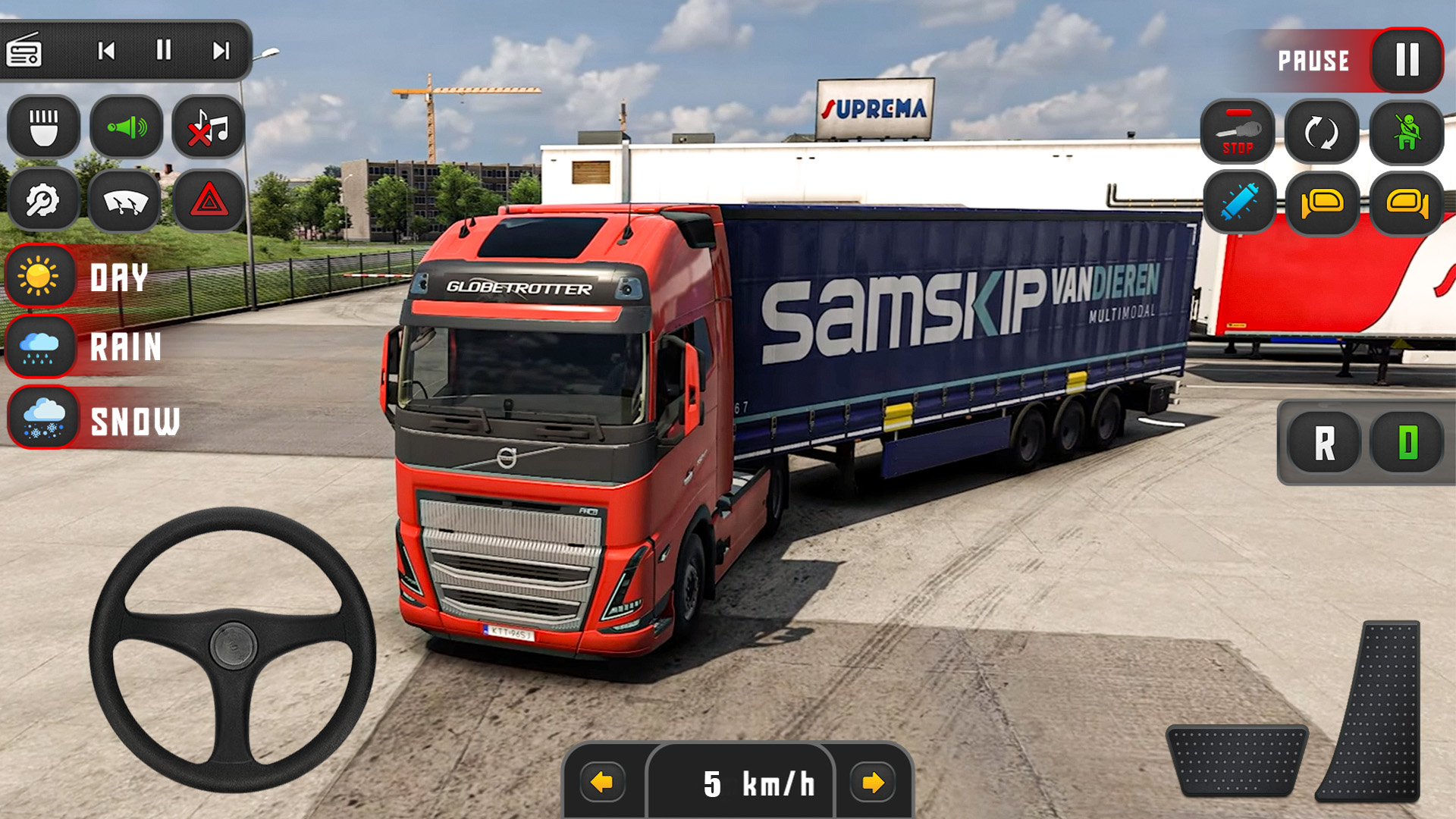 اسکرین شات 2 بازی City Truck Driving Game Sim 3D