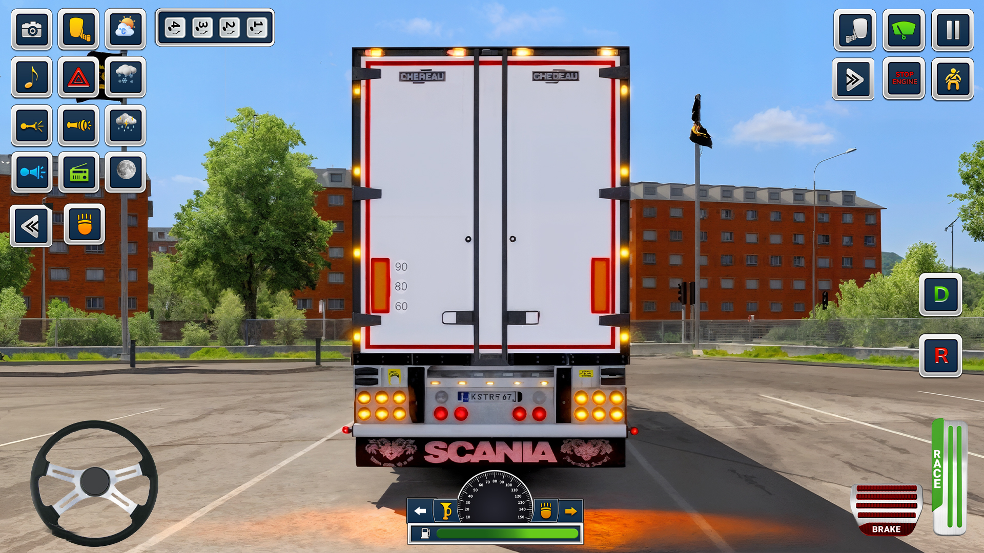 اسکرین شات 2 بازی City Truck Driving Game Sim 3D