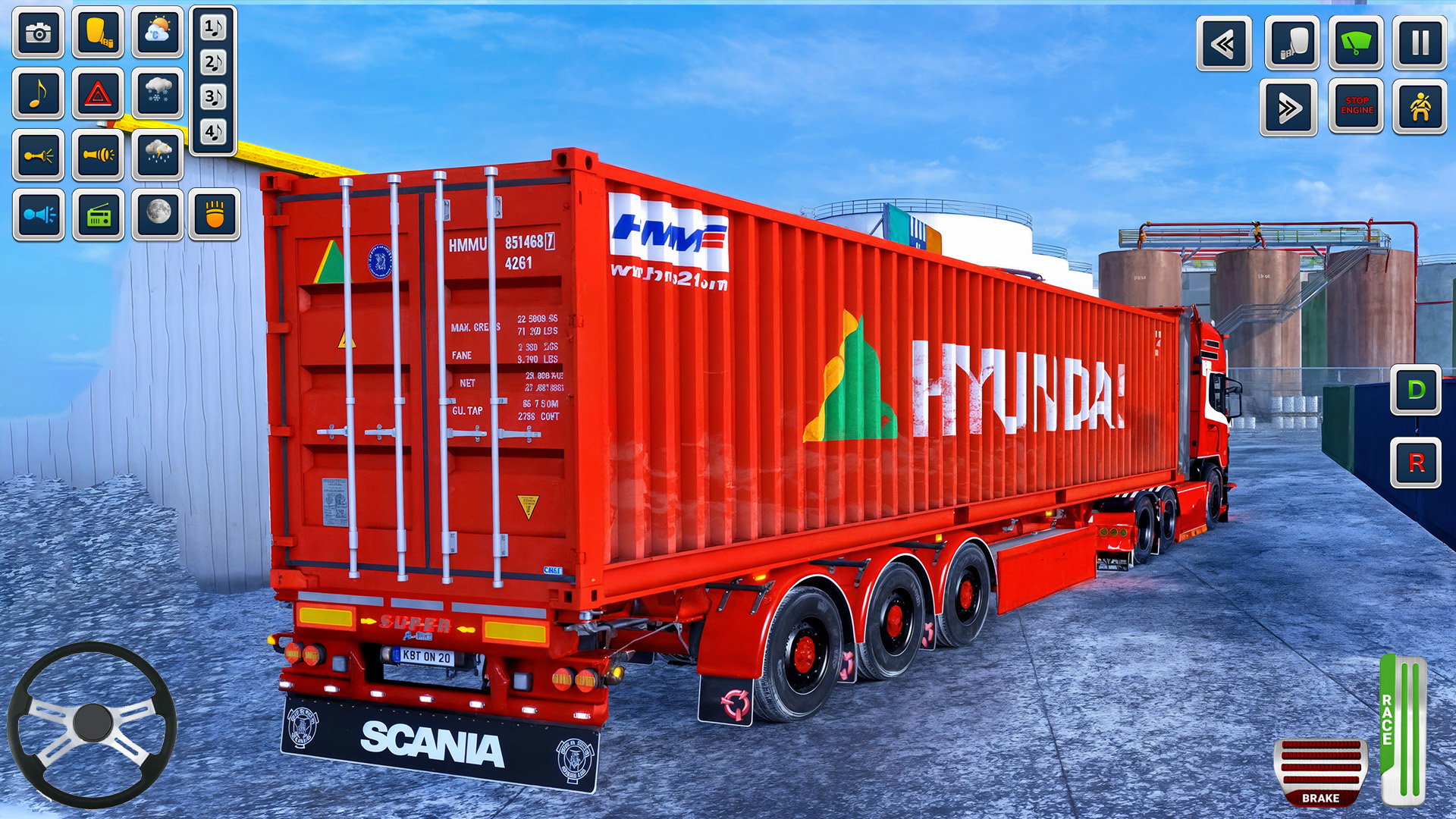اسکرین شات 8 بازی City Truck Driving Game Sim 3D