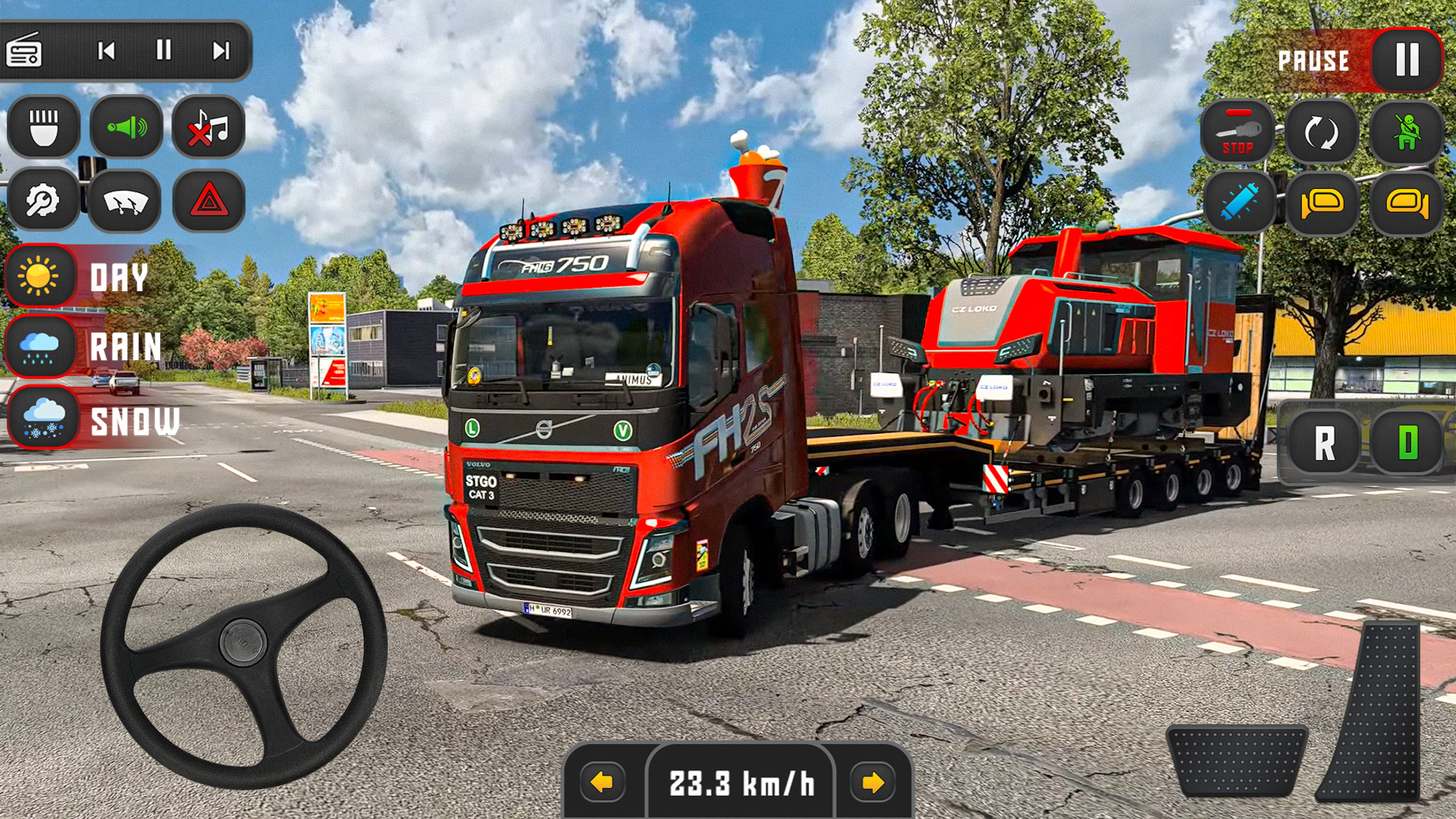 اسکرین شات 5 بازی City Truck Driving Game Sim 3D