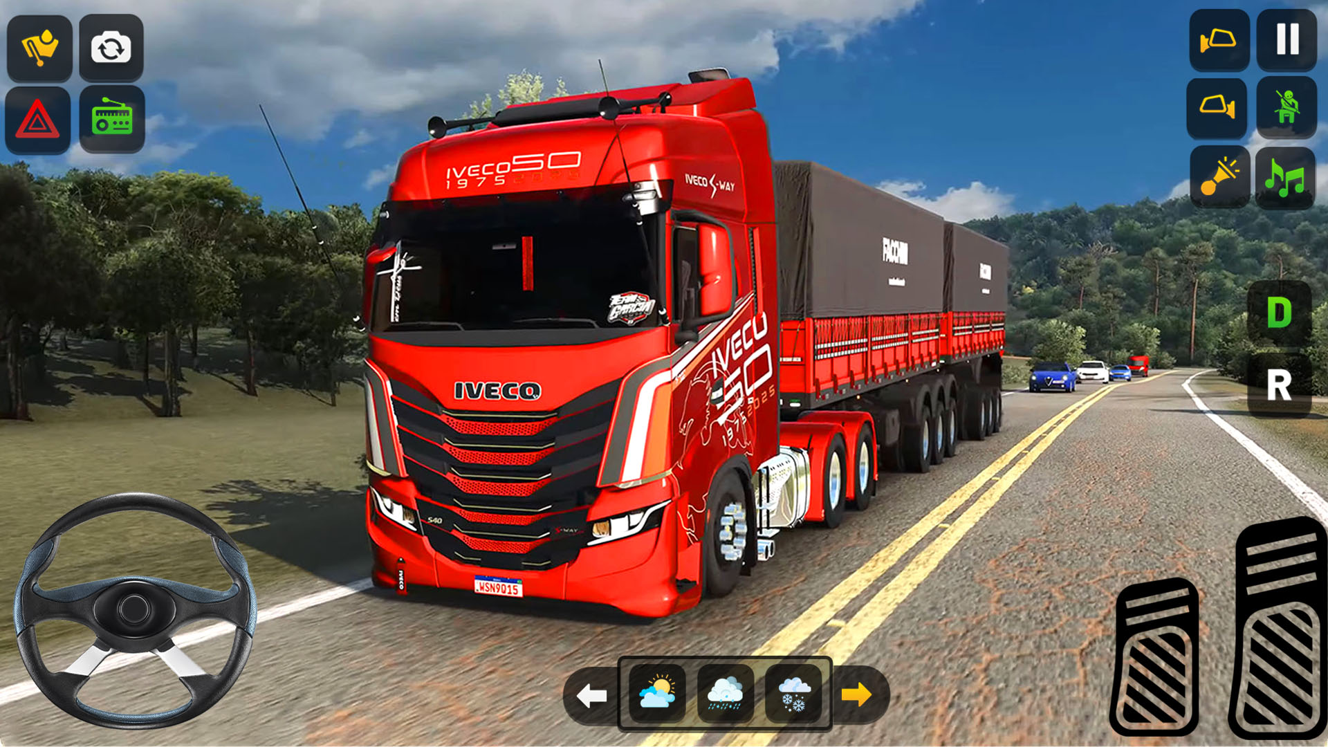 اسکرین شات 2 بازی City Truck Driving Game Sim 3D