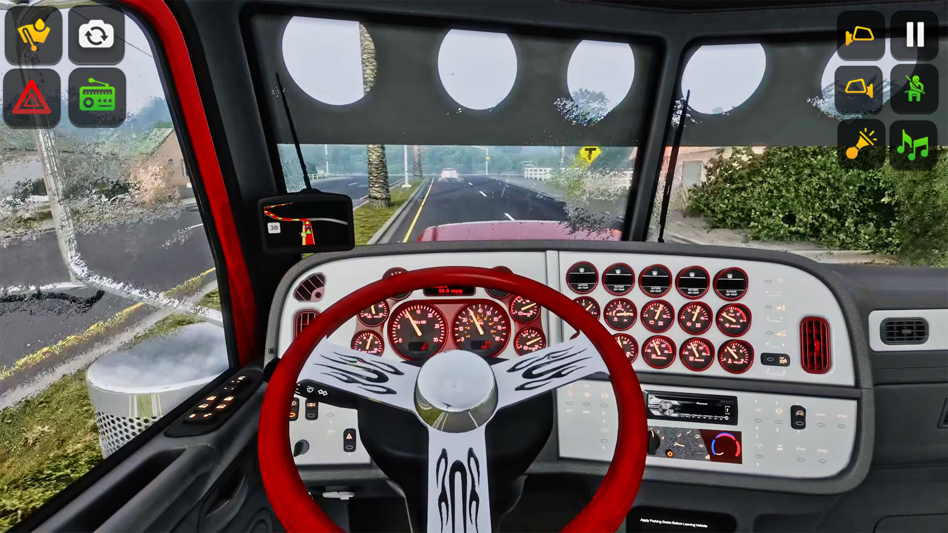 اسکرین شات 5 بازی City Truck Driving Game Sim 3D