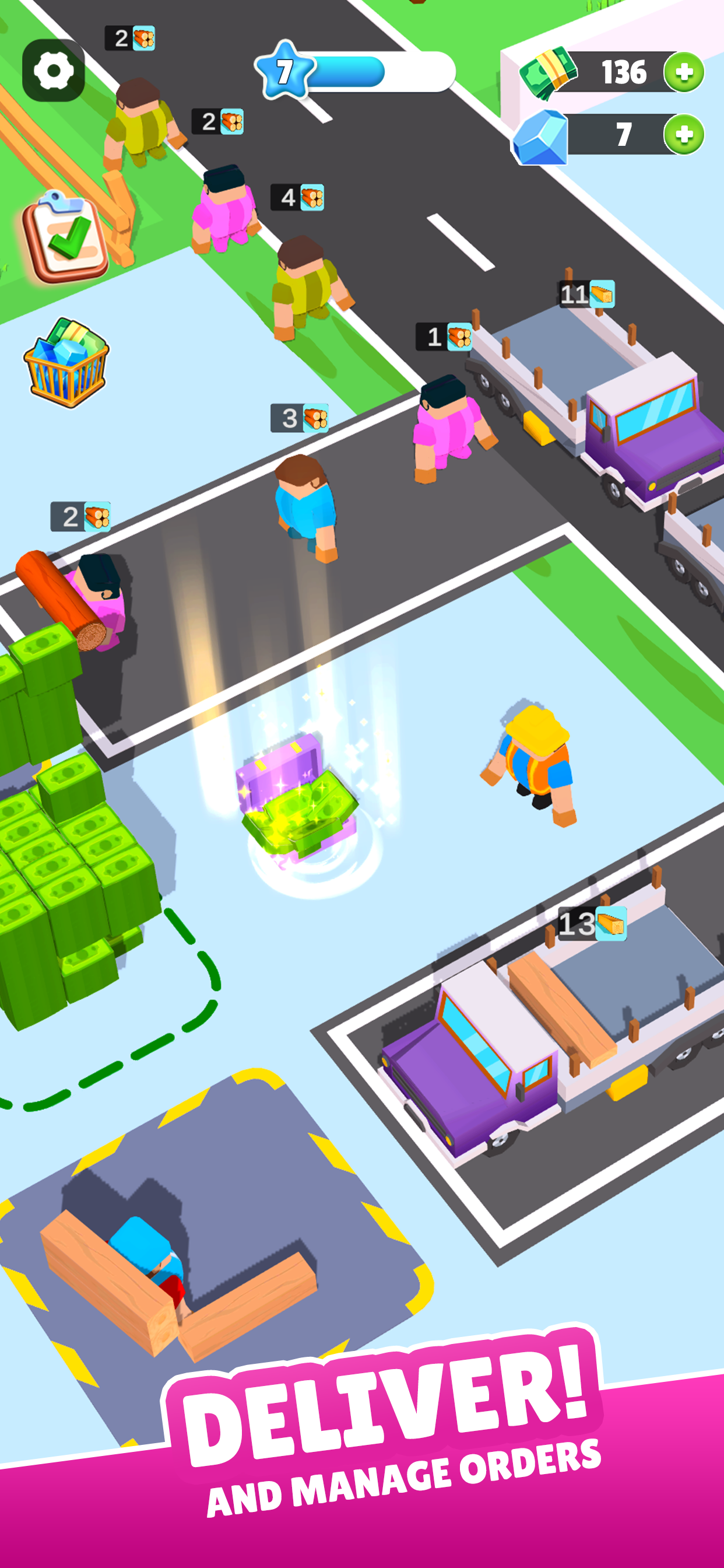 اسکرین شات 4 بازی Wood Factory – Lumber Tycoon