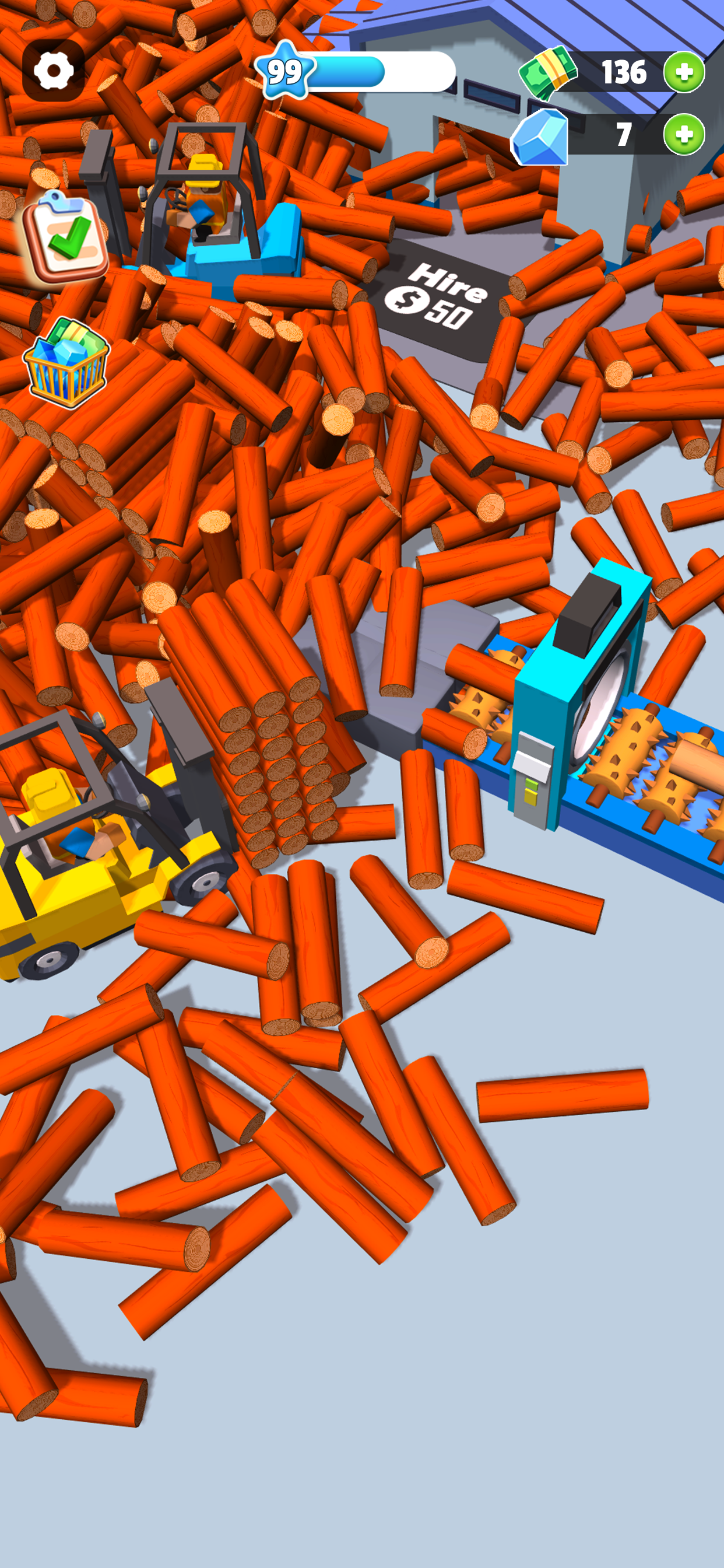 اسکرین شات 2 بازی Wood Factory – Lumber Tycoon
