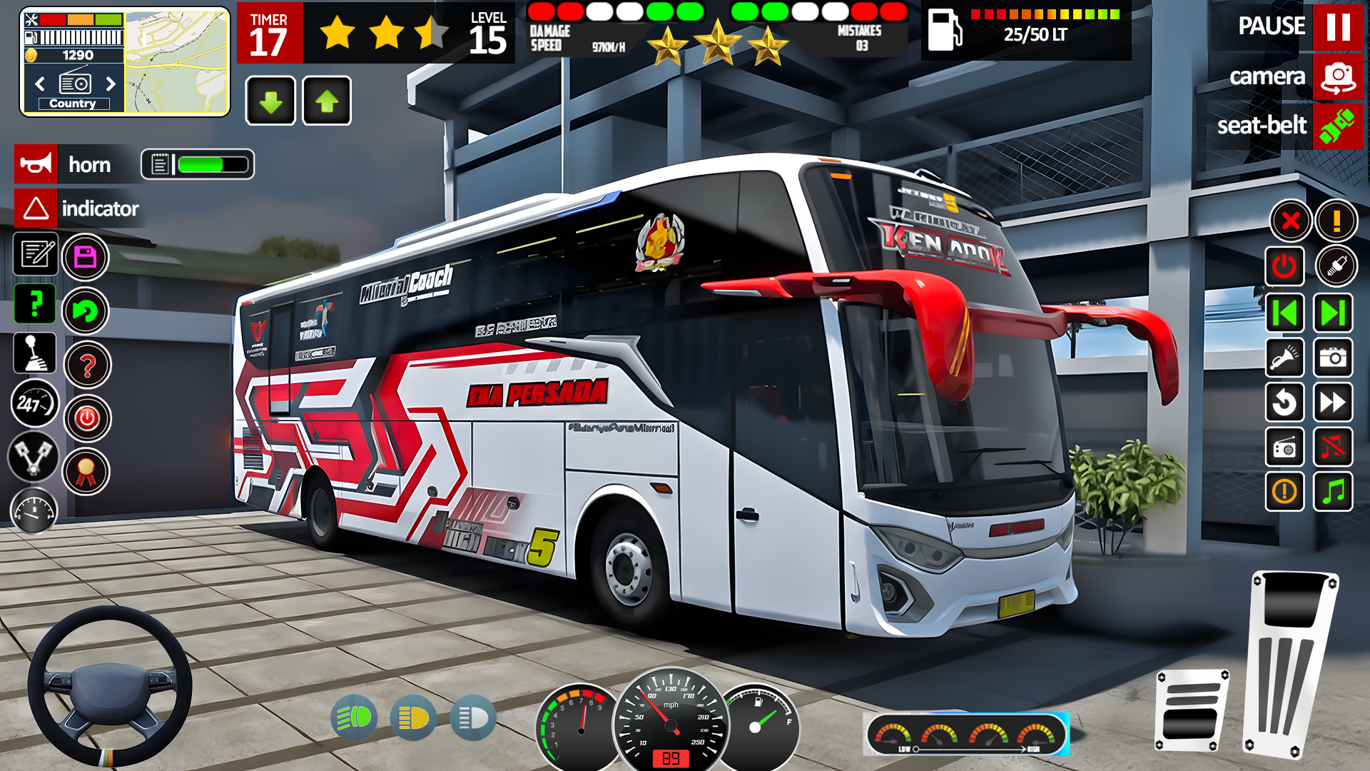 اسکرین شات 1 بازی US Bus Transport Simulator 3d