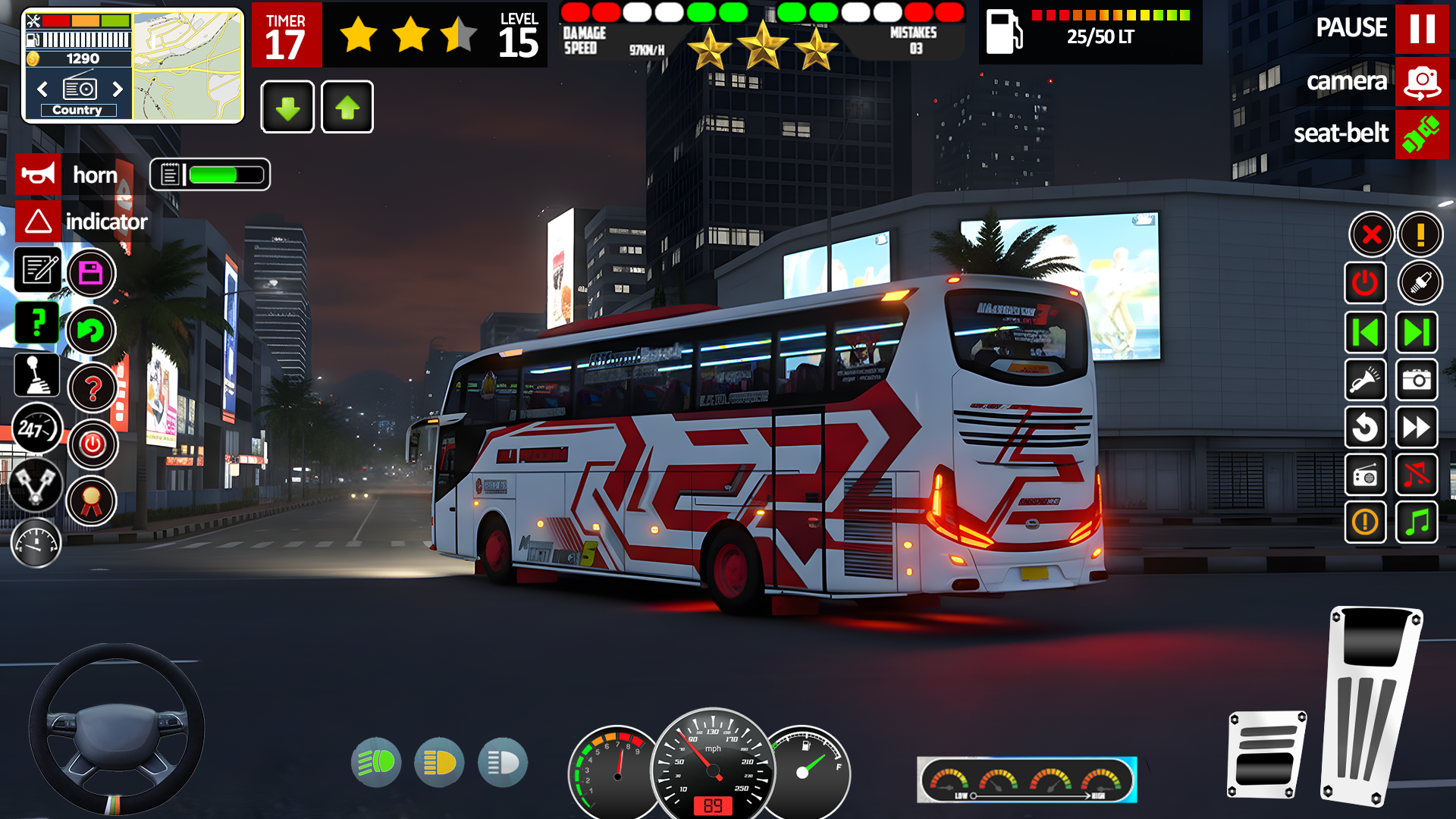 اسکرین شات 5 بازی US Bus Transport Simulator 3d