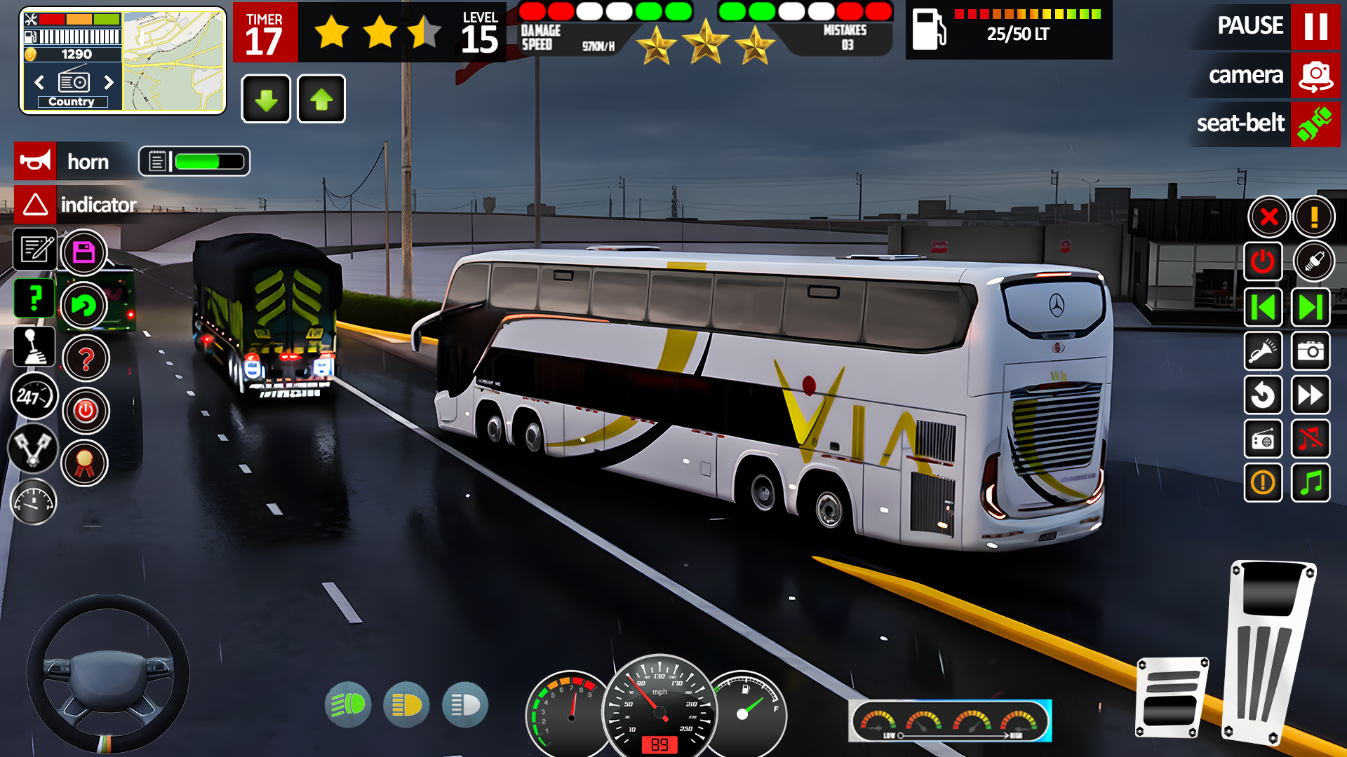 اسکرین شات 4 بازی US Bus Transport Simulator 3d