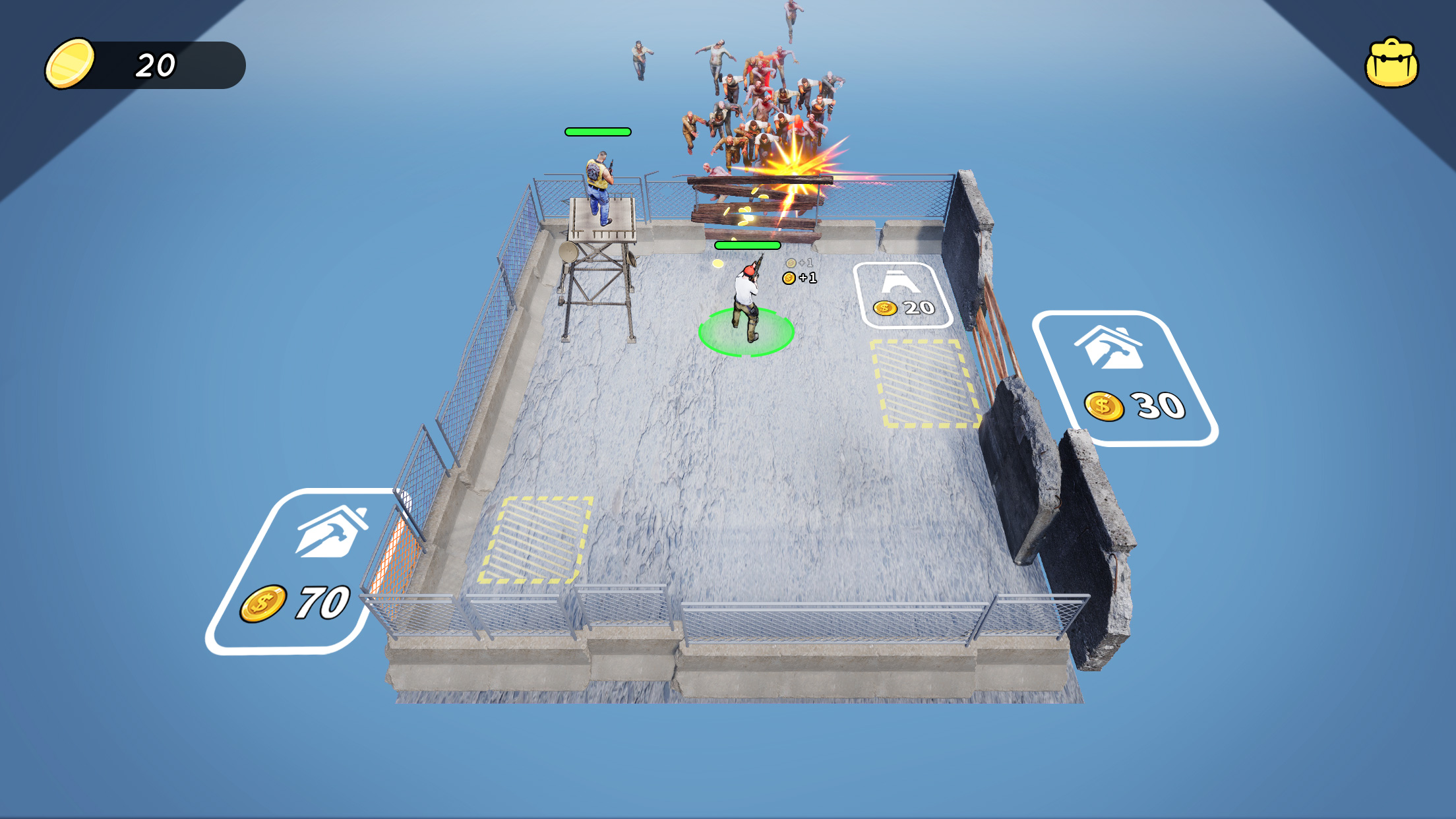 اسکرین شات 1 بازی Zombie Siege: Escape