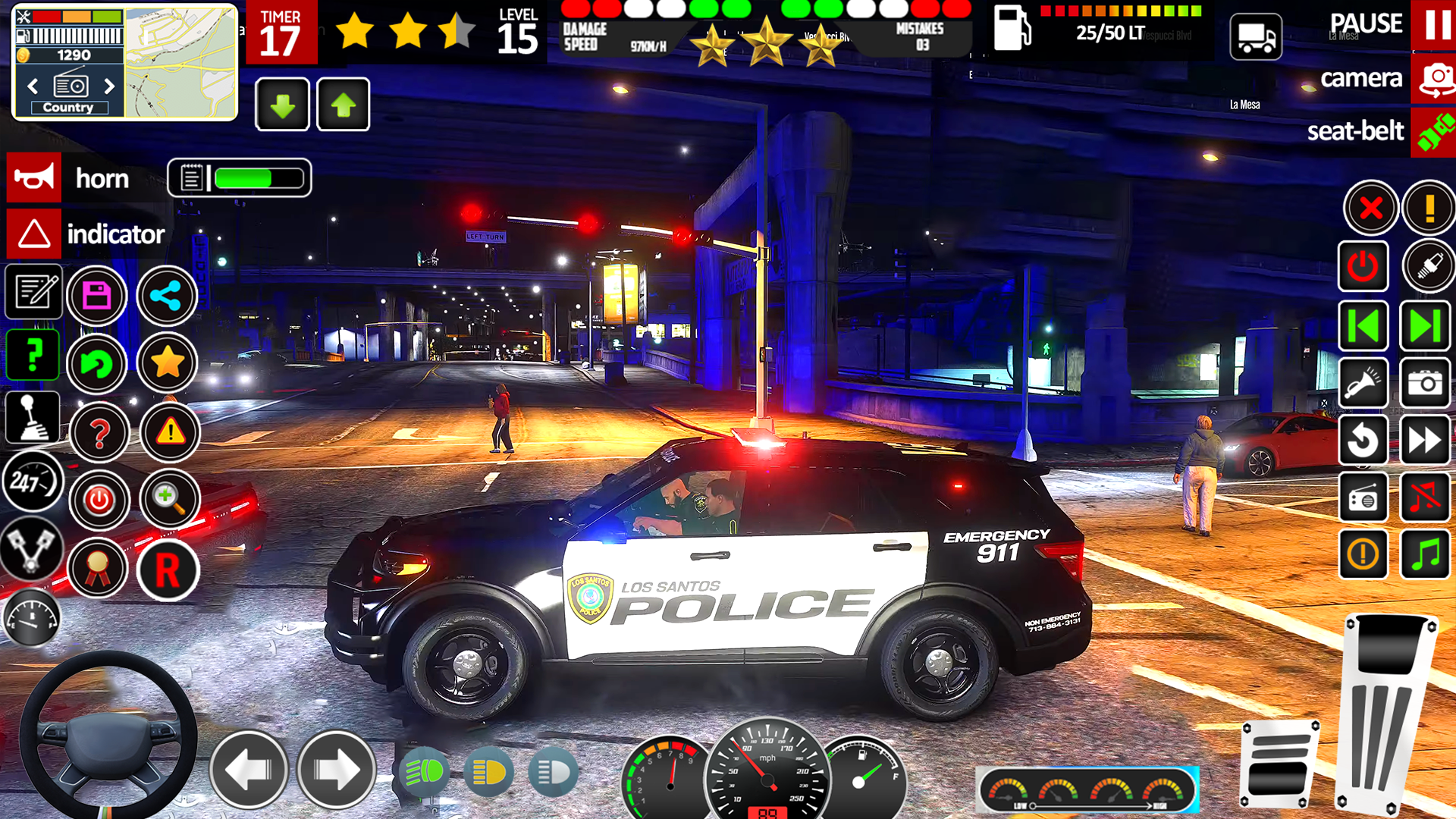 اسکرین شات 2 بازی Police Games: Cop Car Chase 3D