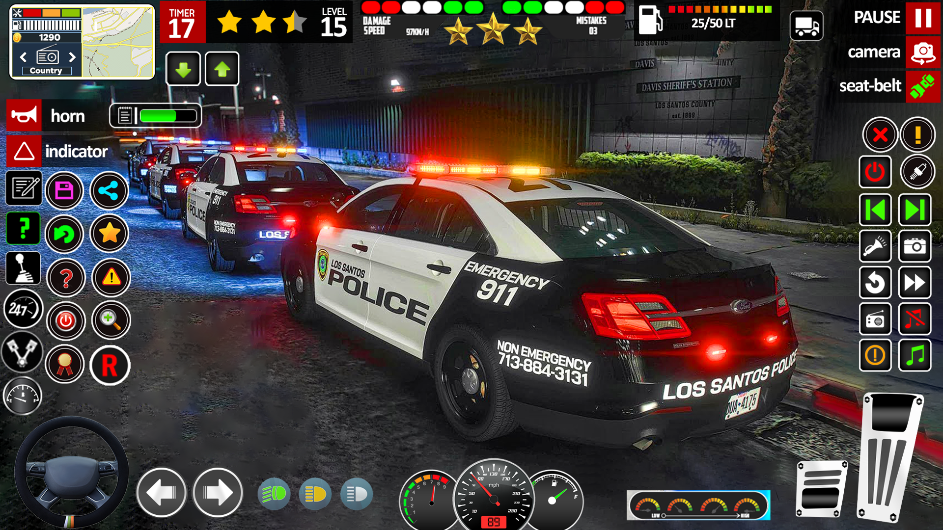 اسکرین شات 1 بازی Police Games: Cop Car Chase 3D