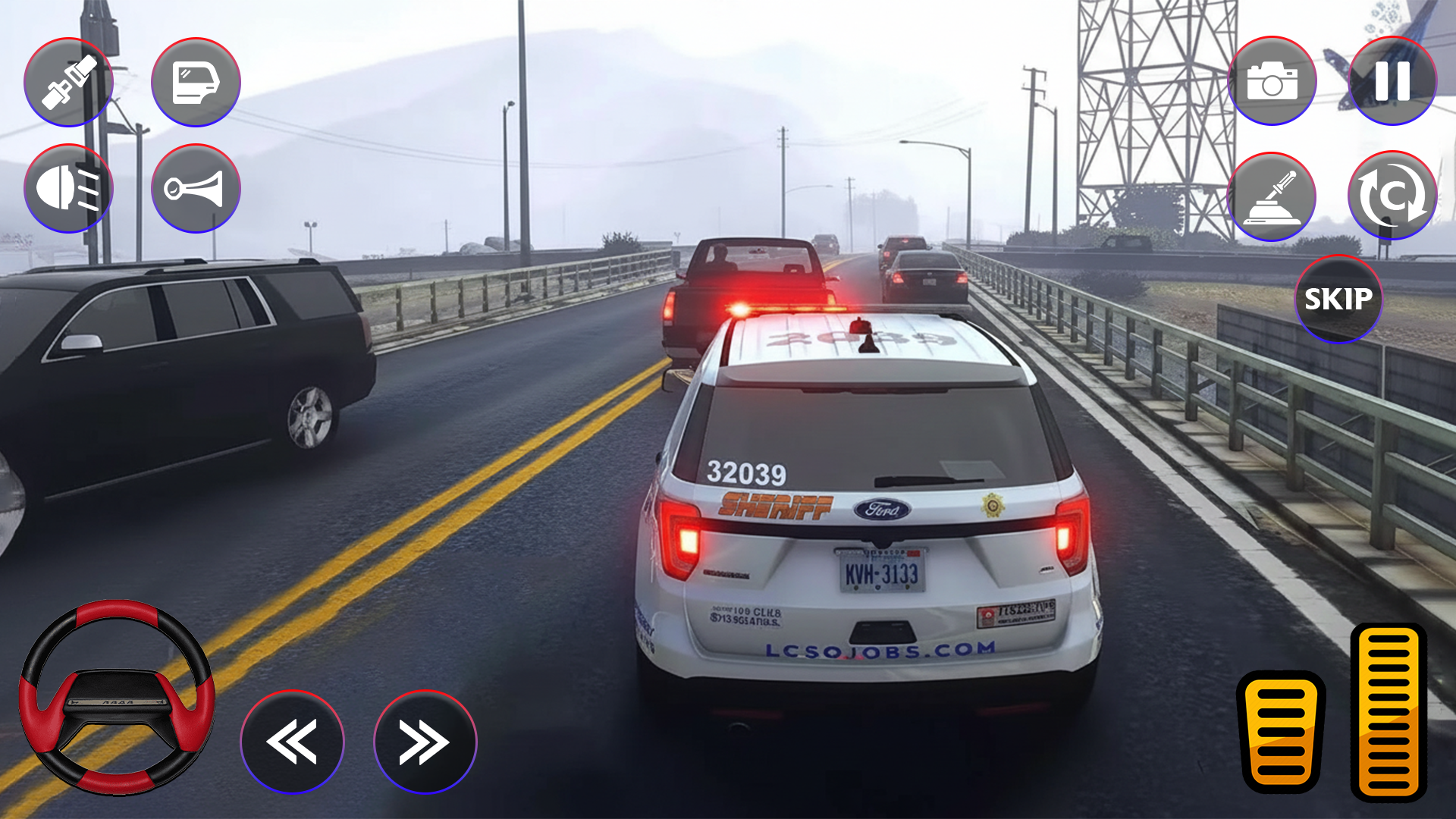 اسکرین شات 5 بازی Police Car Chase Cop Car Games