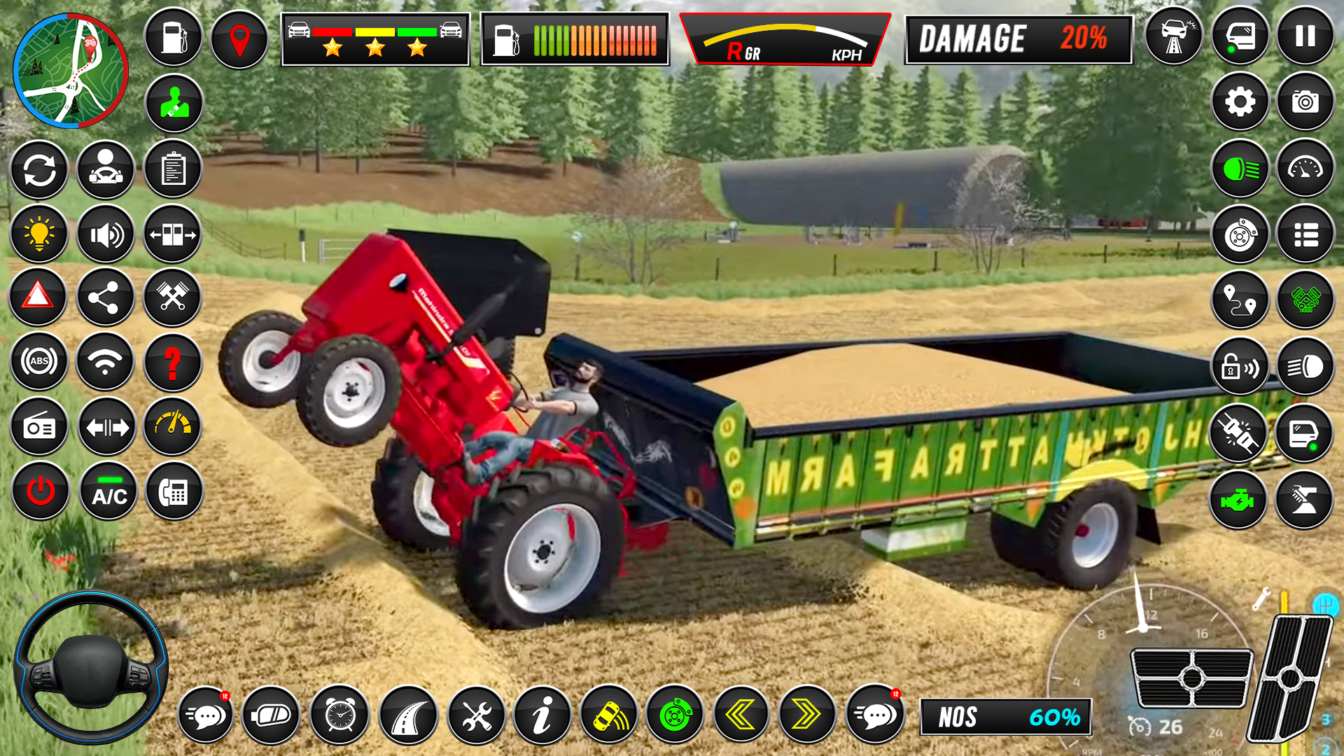 اسکرین شات 5 بازی Tractor Games: Farming Game 3D