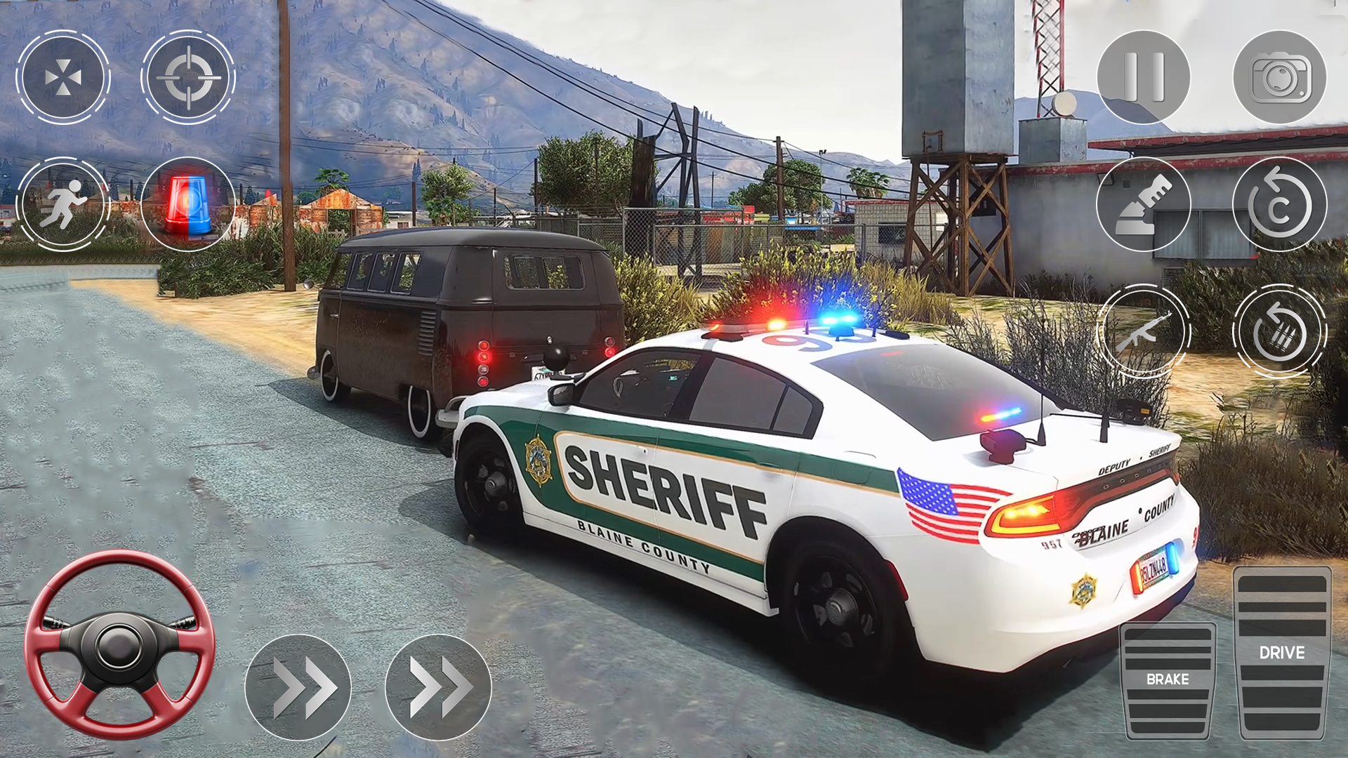 اسکرین شات 2 بازی Drive Police Parking Car Games