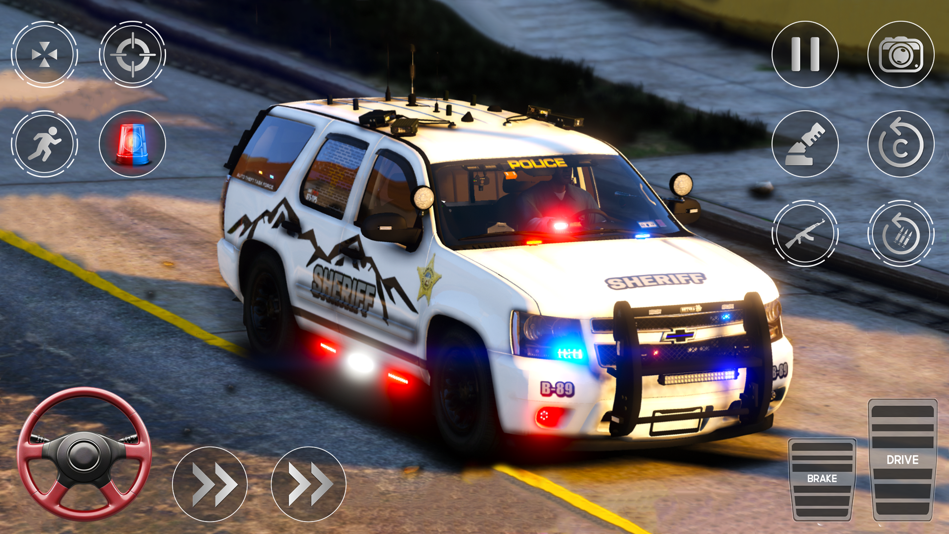 اسکرین شات 5 بازی Drive Police Parking Car Games