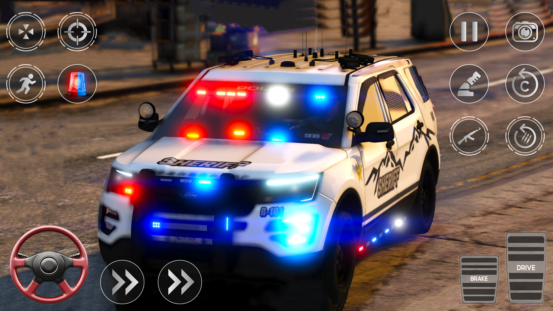 اسکرین شات 7 بازی Drive Police Parking Car Games