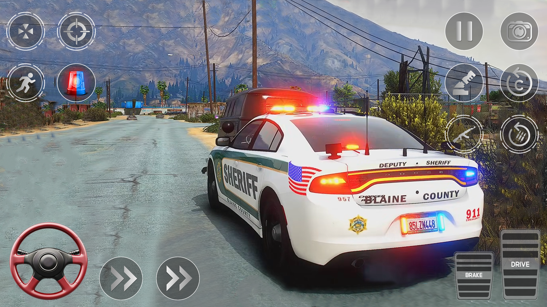 اسکرین شات 3 بازی Drive Police Parking Car Games