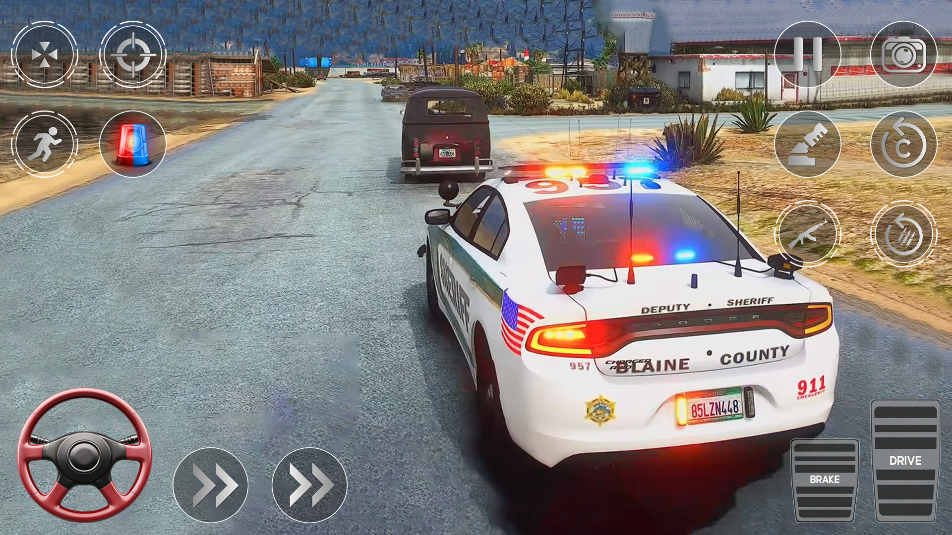 اسکرین شات 6 بازی Drive Police Parking Car Games