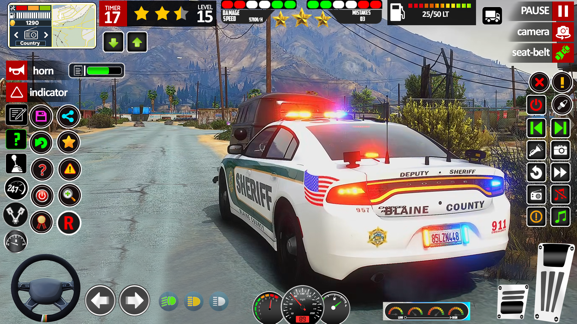 اسکرین شات 3 بازی Miami Police Super Car Parking